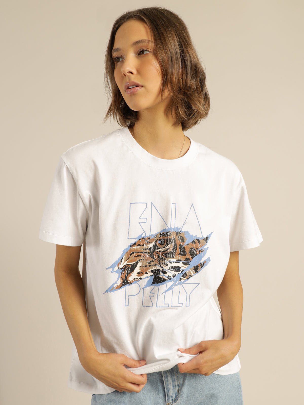Tigers Eye T-Shirt in White