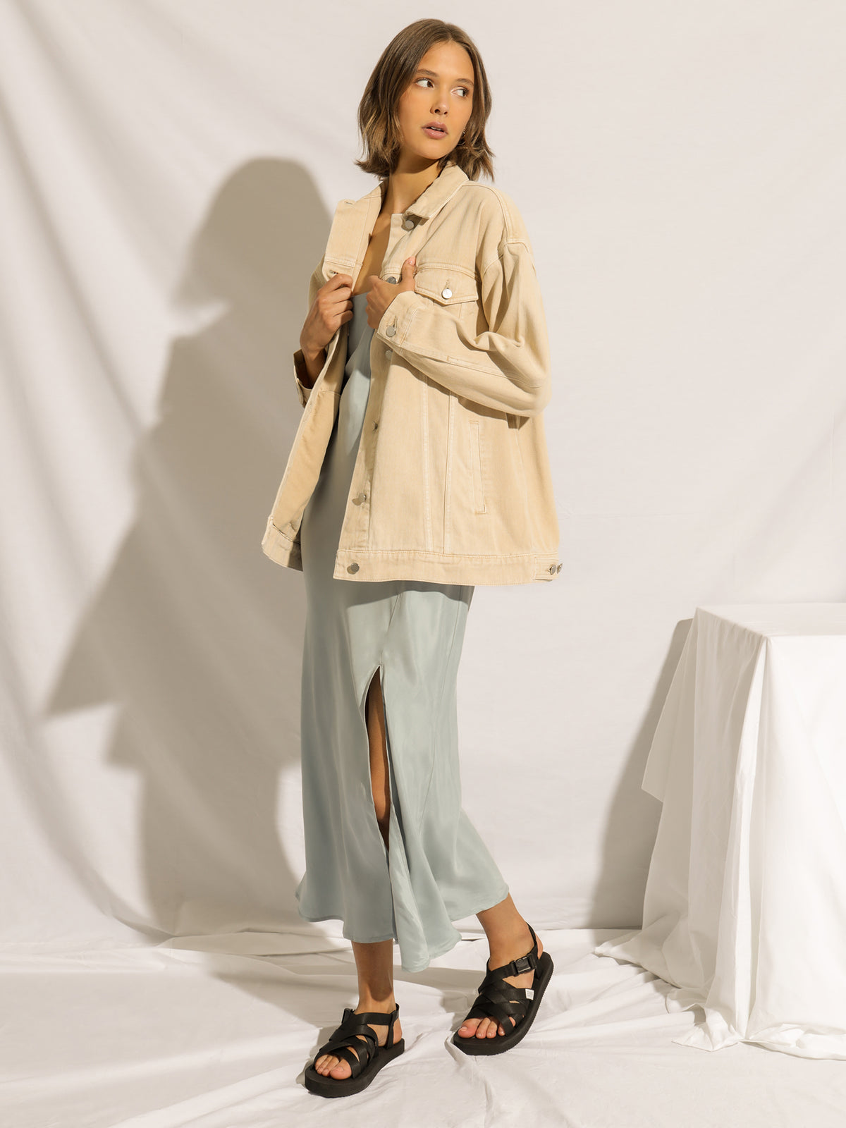 Nude Lucy Binx Denim Jacket | Deep Sand