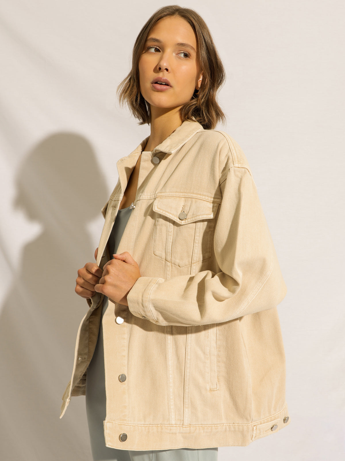 Nude Lucy Binx Denim Jacket | Deep Sand