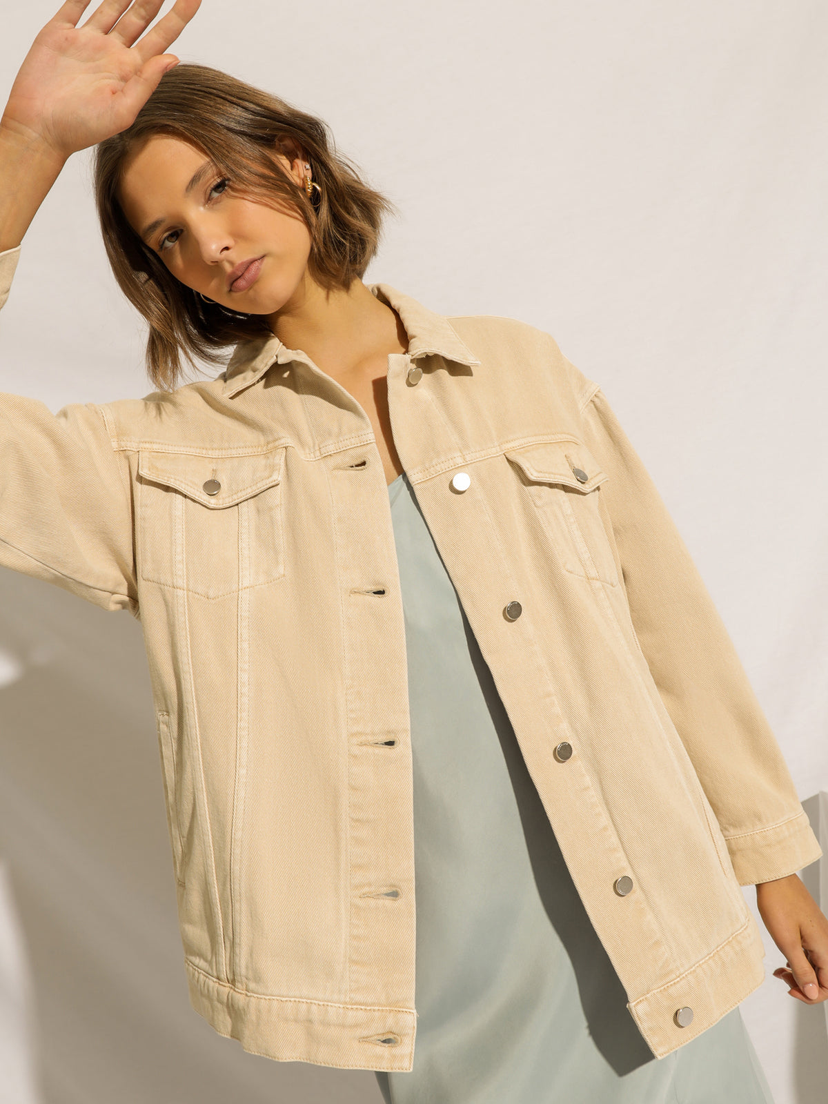 Nude Lucy Binx Denim Jacket | Deep Sand