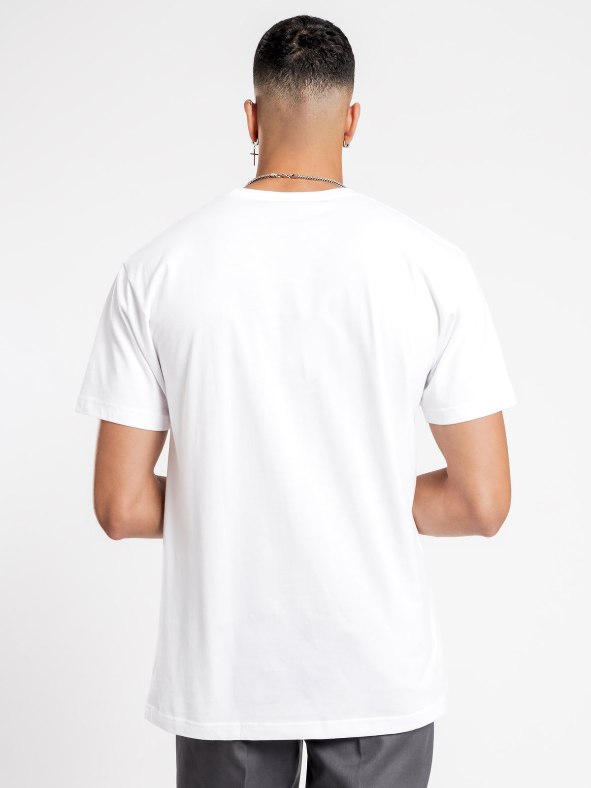 Duro Classic Fit Short Sleeve T-Shirt in White