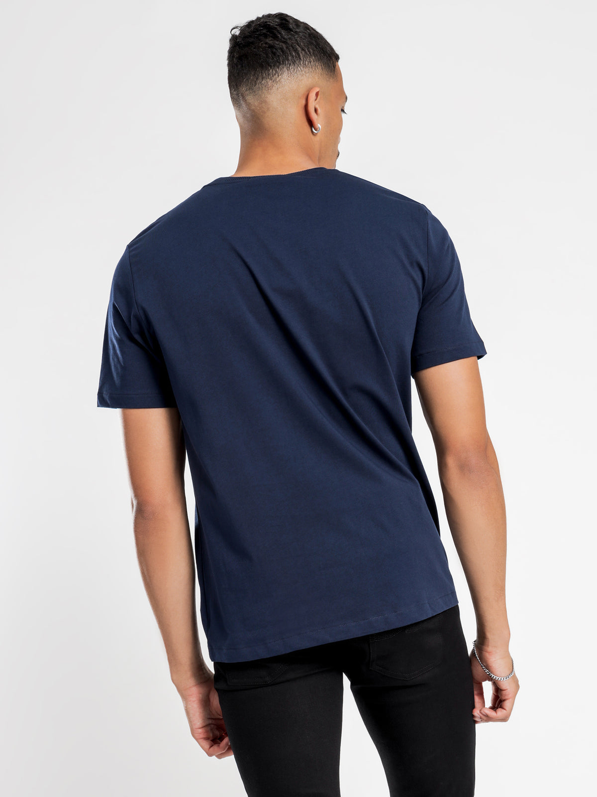 Graphic T-Shirt in Carbon Blue