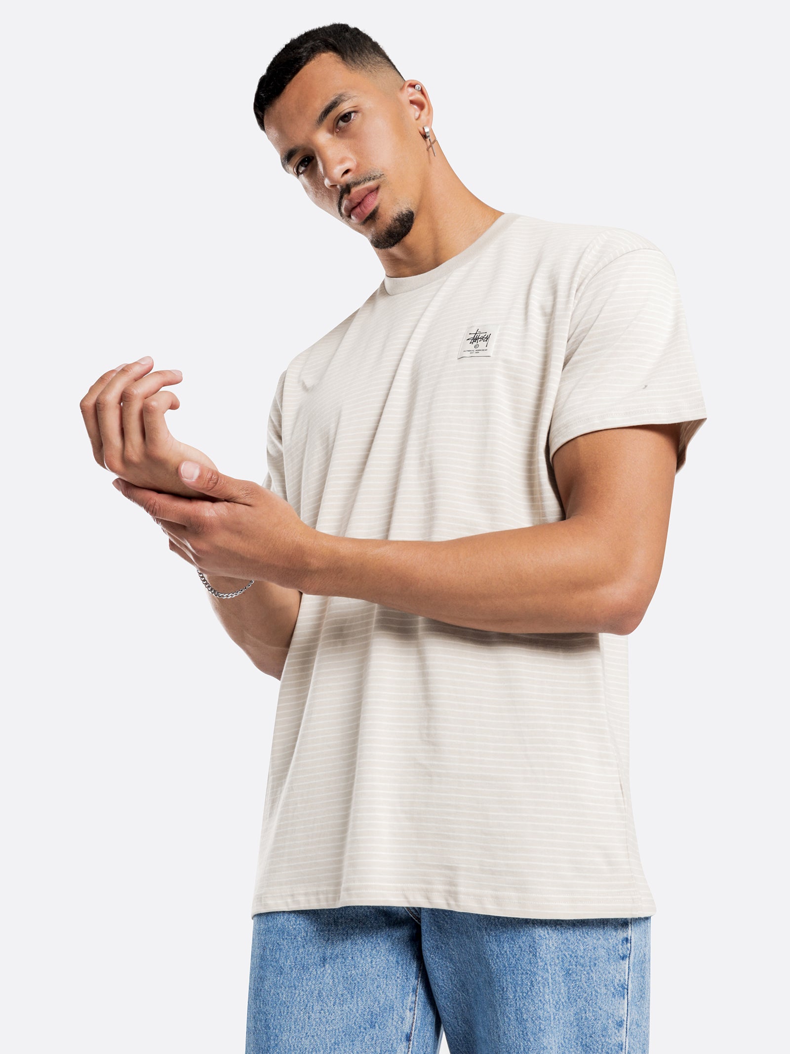 Work Stripe Short Sleeve T-Shirt