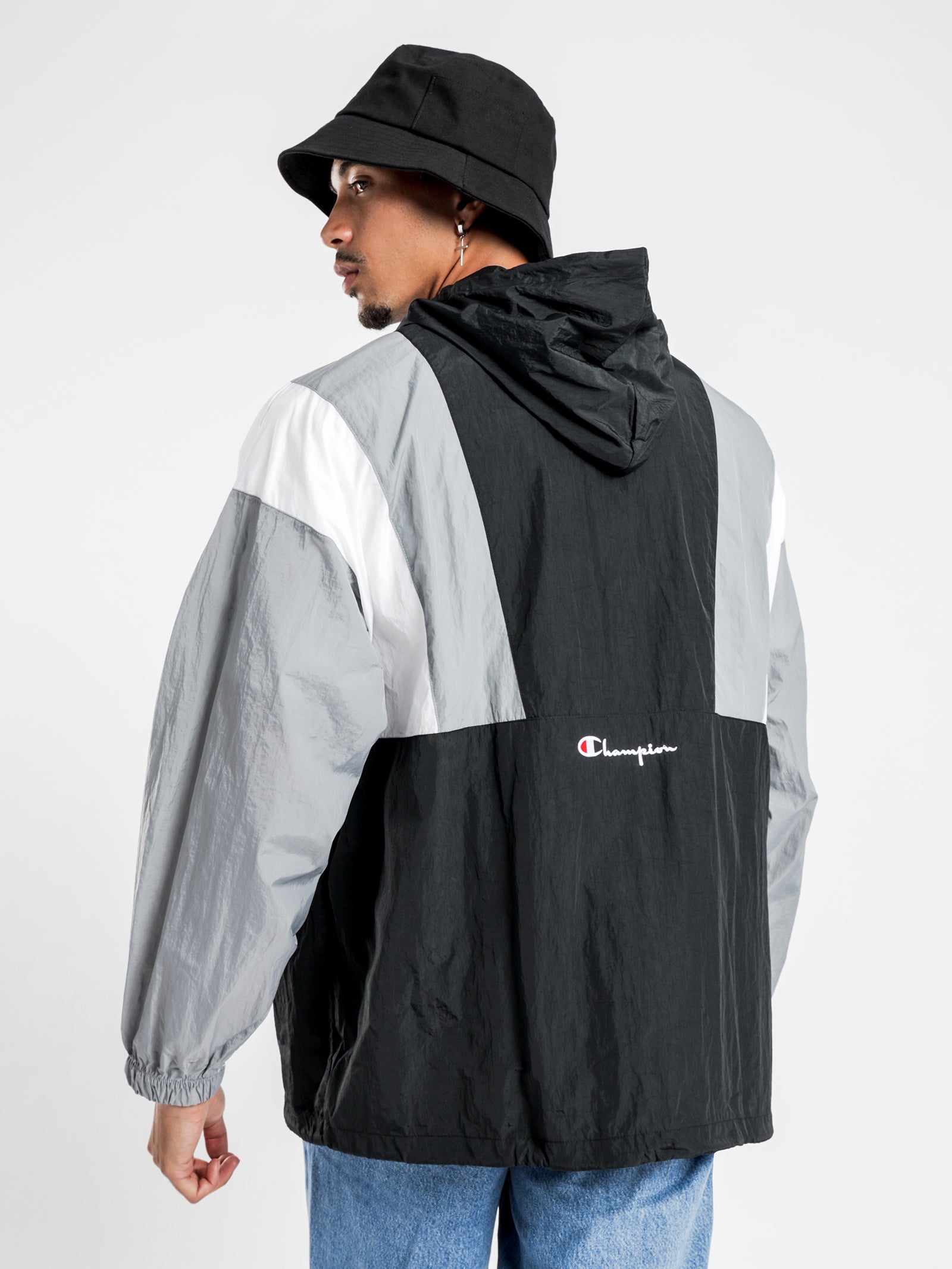 Nylon Anorak Jacket