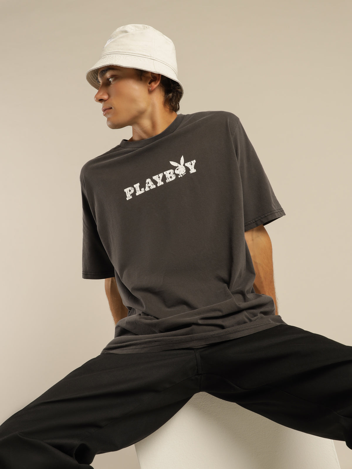 Playboy Playboy O T-Shirt | Black