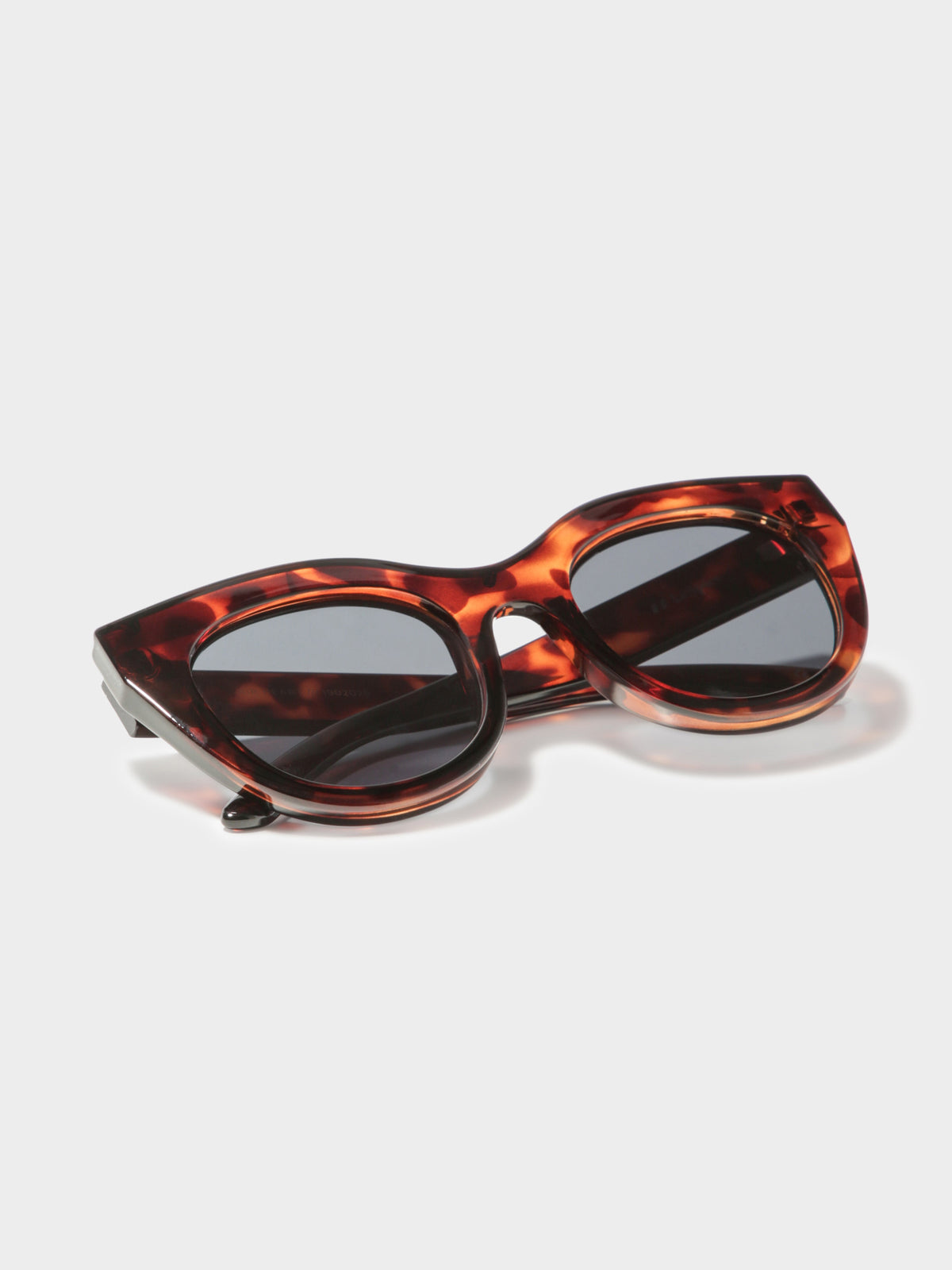 Womens Air Heart Sunglasses in Tortoise Shell and Smoke