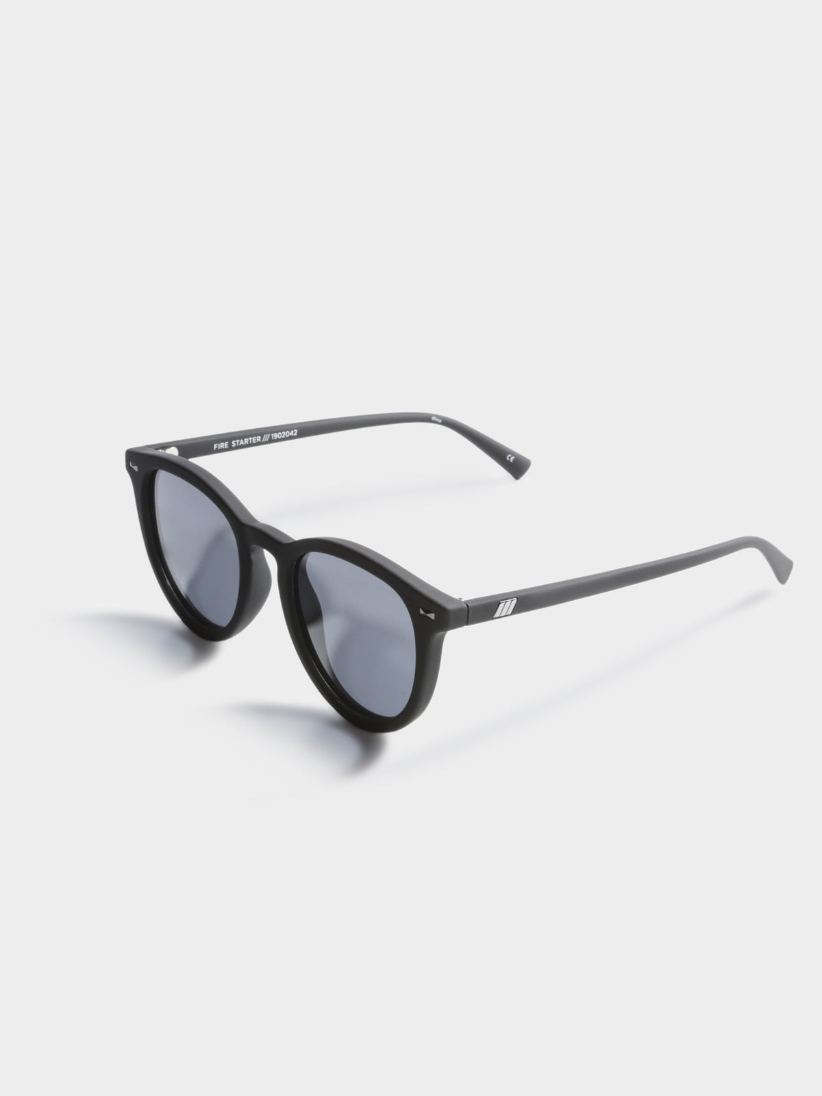 Fire Starter Polarised Sunglasses in Black Rubber