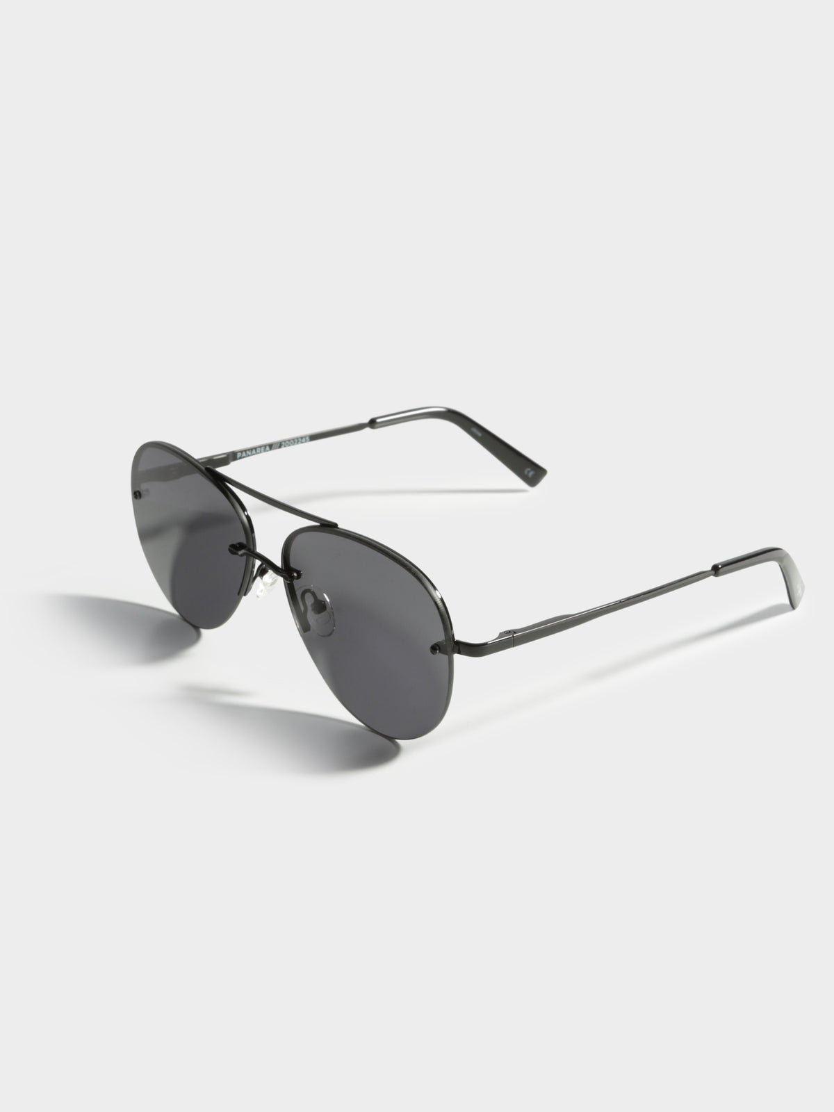 Unisex Panarea Sunglasses in Black