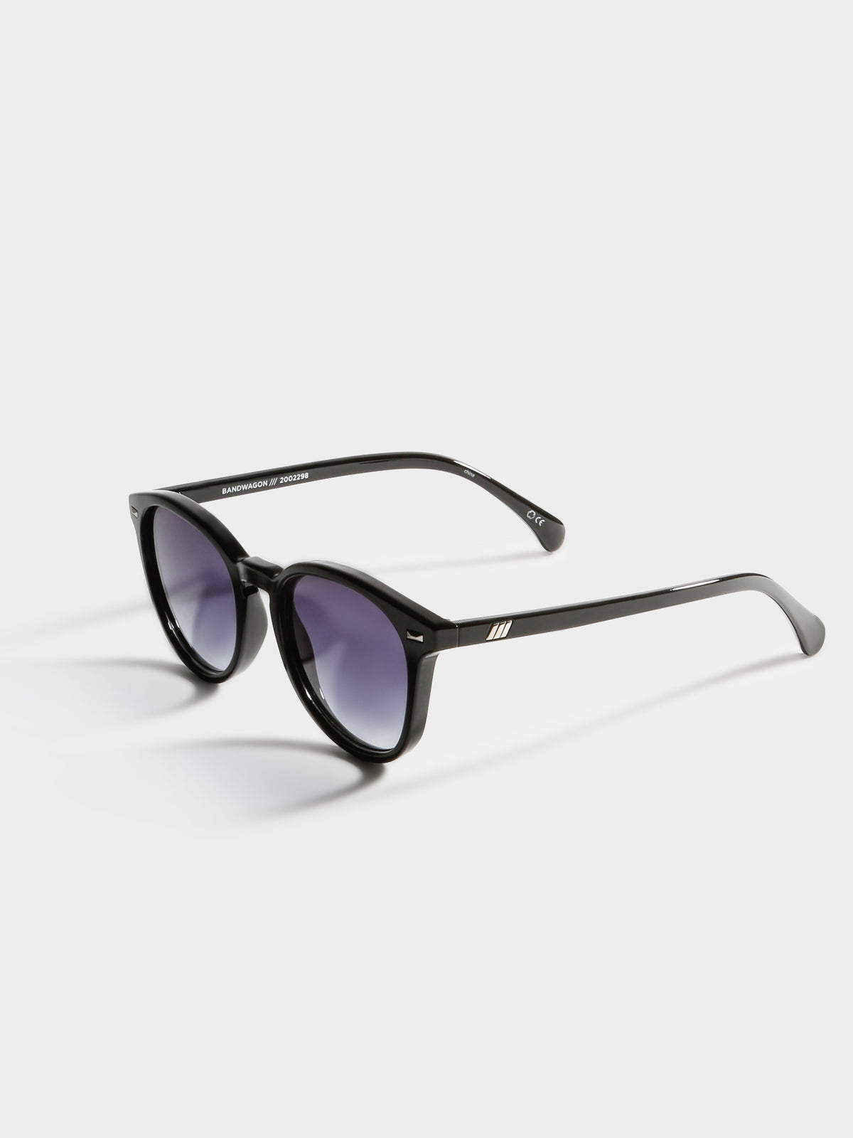 Unisex Bandwagon Sunglasses in Black