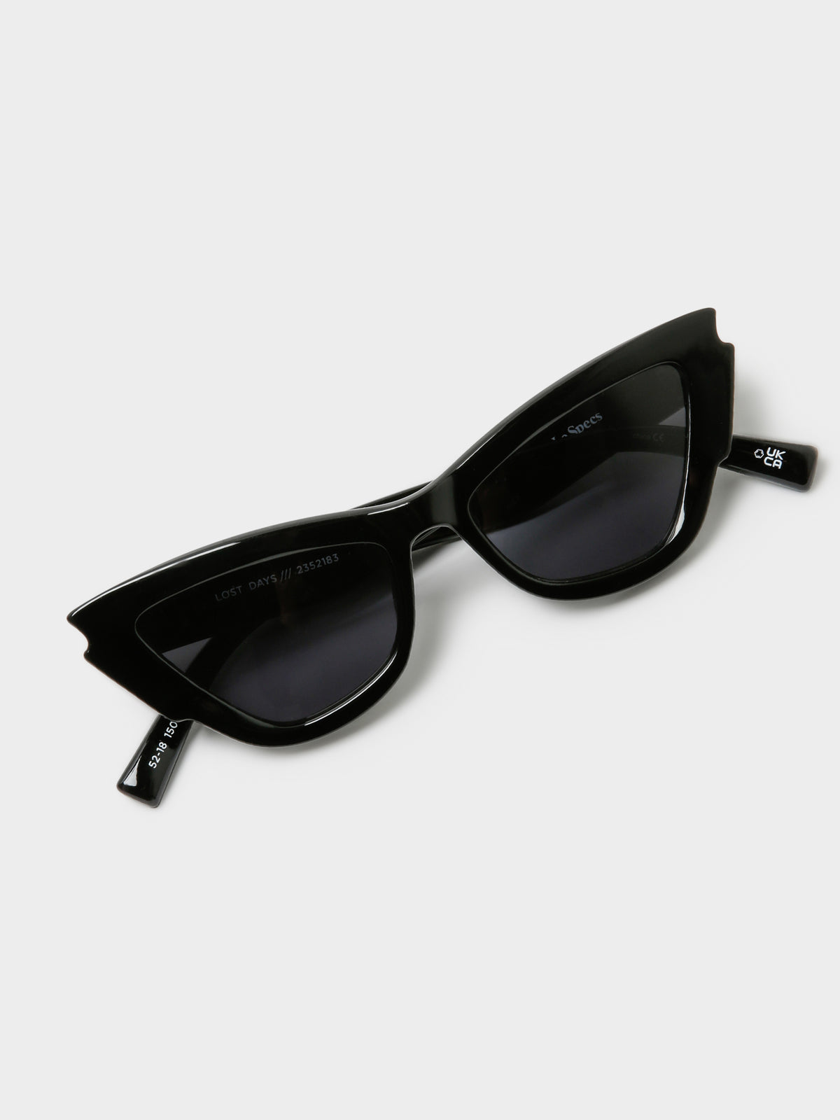 Lost Days Sunglasses in Black Smoke