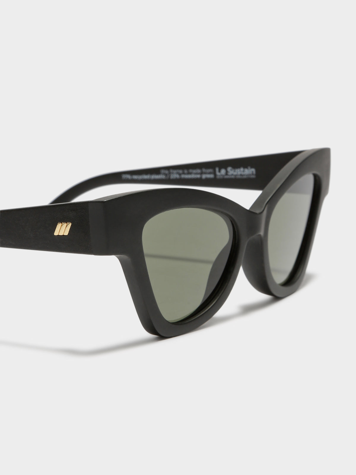 Hourgrass Sunglasses in Black