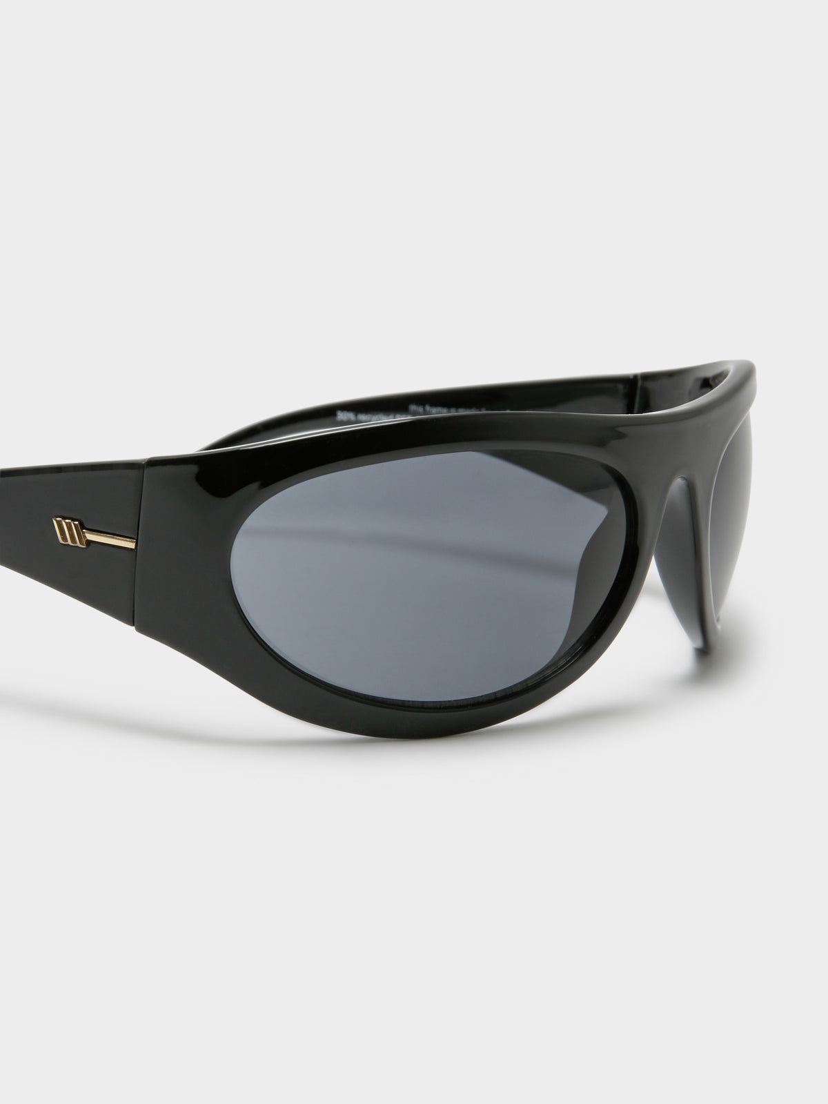 Trash Trix Sunglasses in Black Smoke