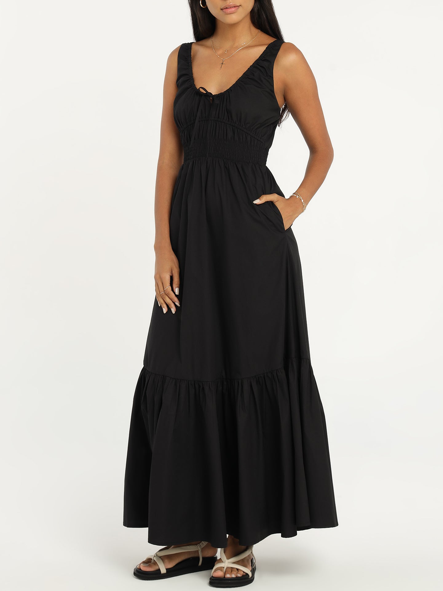 Coralie Dress in Black