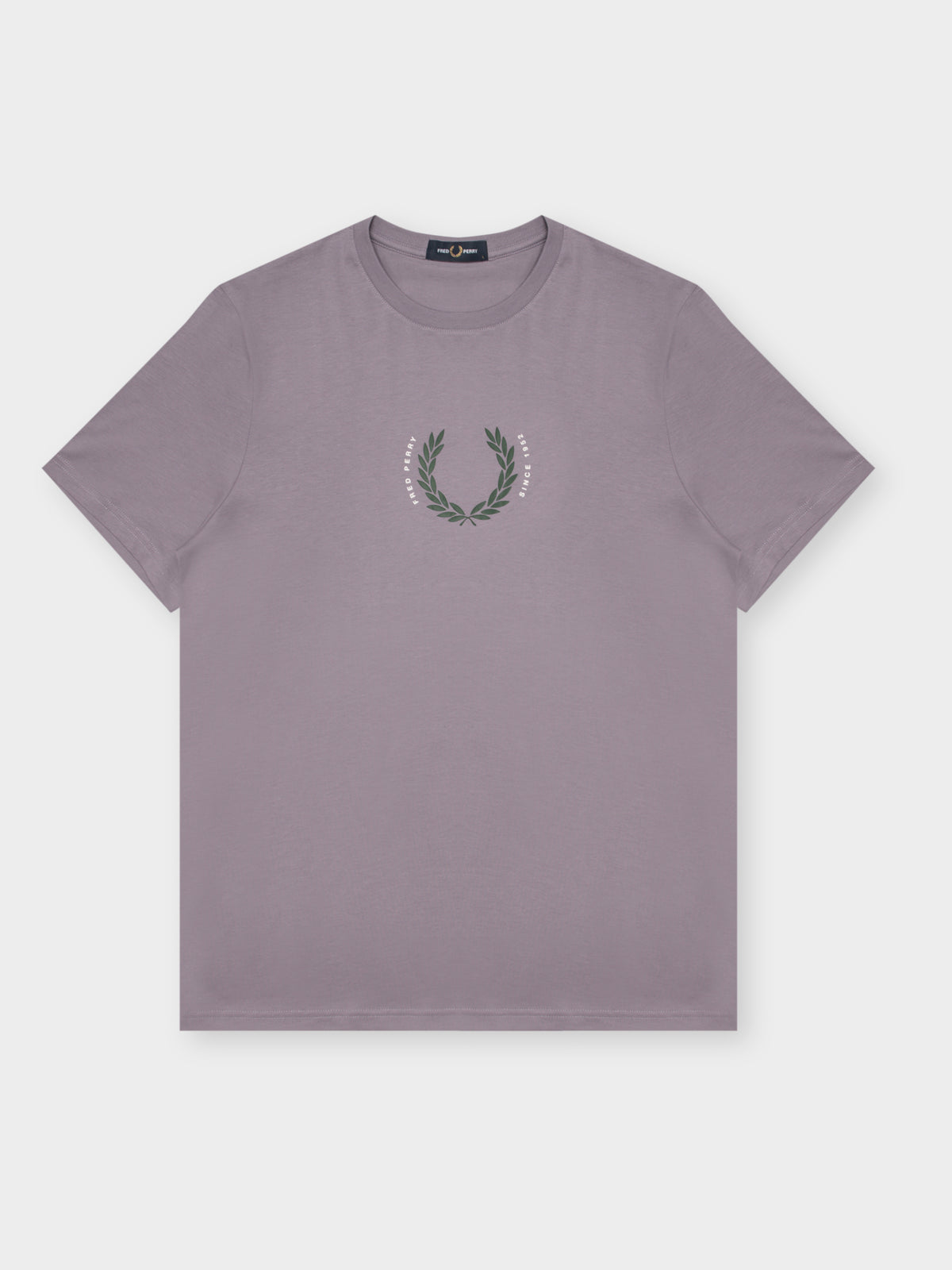 Fred Perry Arch Branding T-Shirt | Lavender