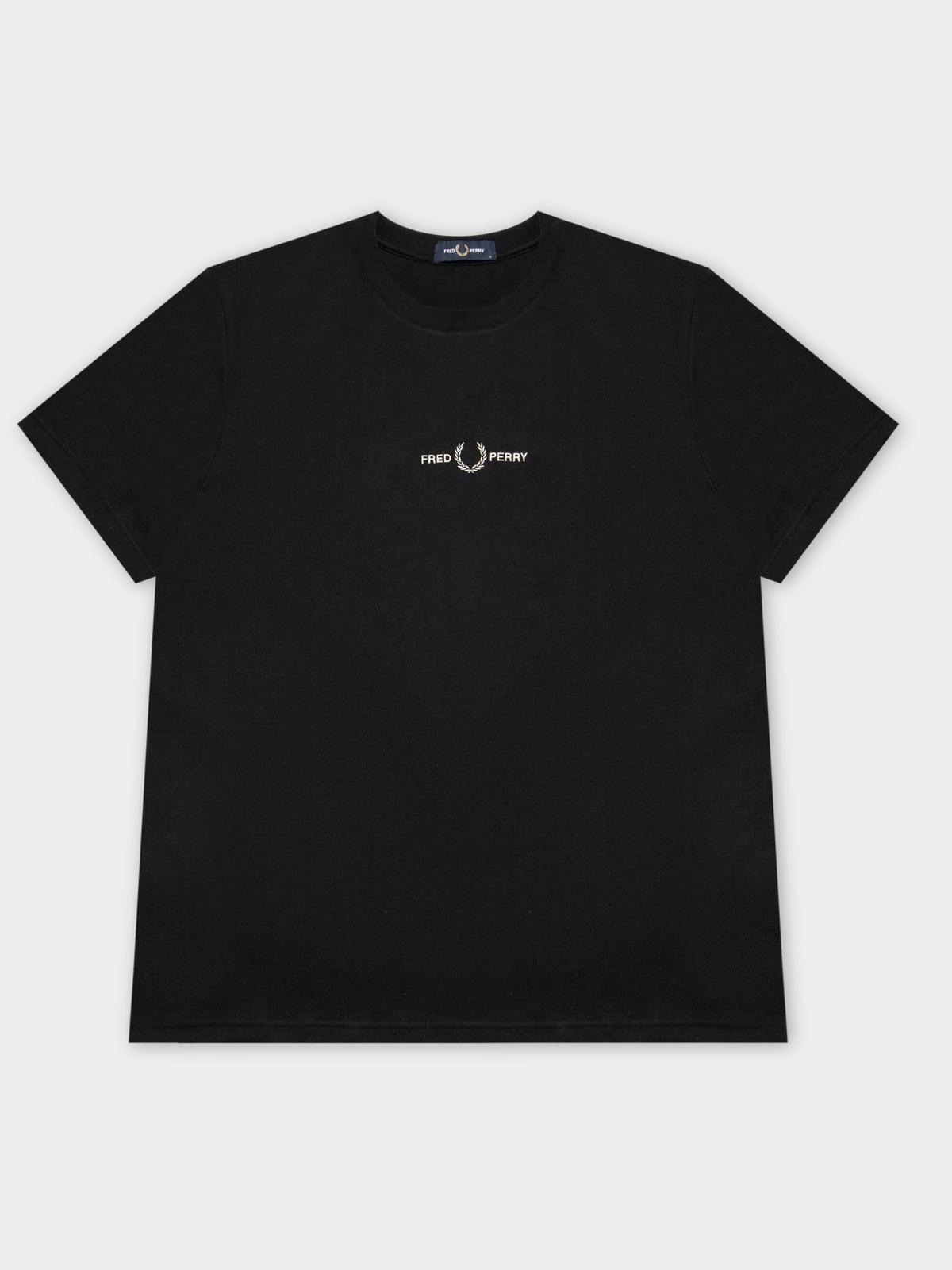 Embroidered T-Shirt in Black