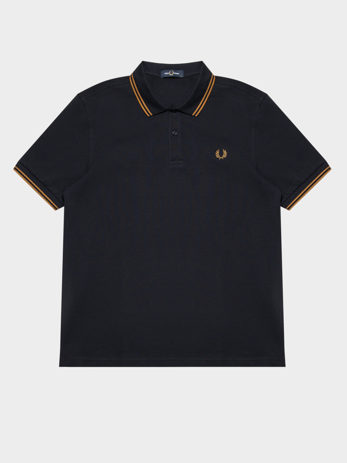 Twin Tipped Polo Shirt in Navy