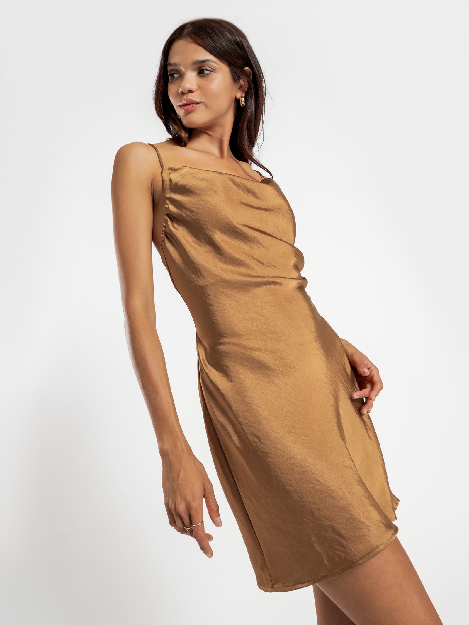 Leonie Satin Mini Dress