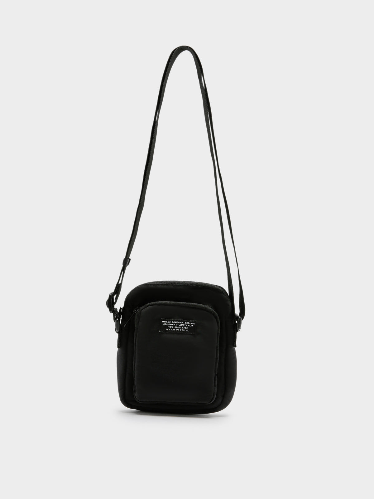 Century Shoulder Patch Bag in Black