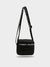 Essential Mesh Pocket Square Reporter Bag in Black