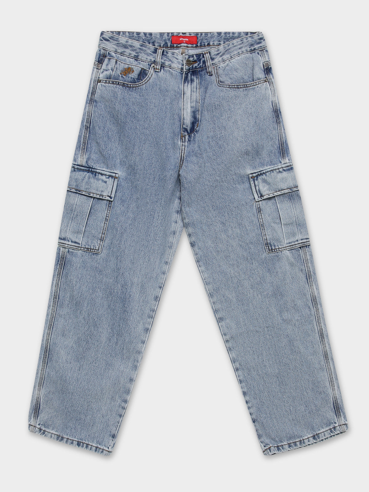 Big Lounger Cargo Jeans in Blue