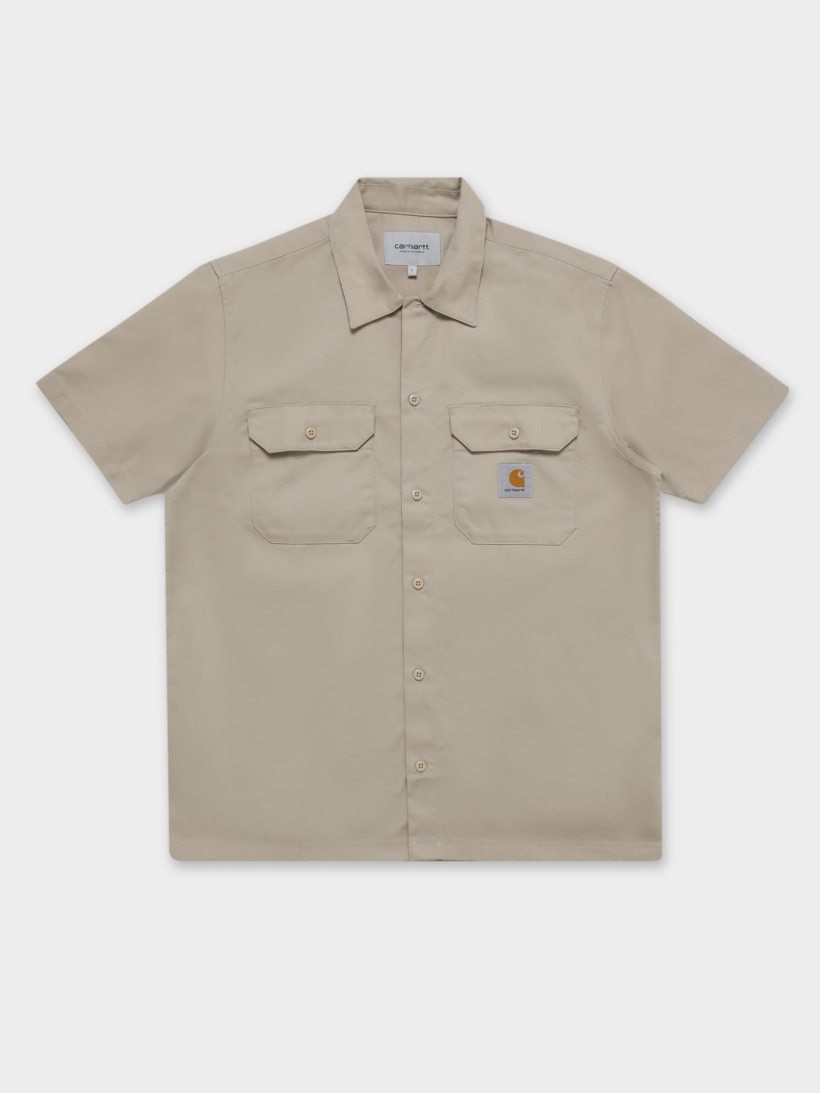 Short Sleeve Master Shirt in Beige - Glue Store