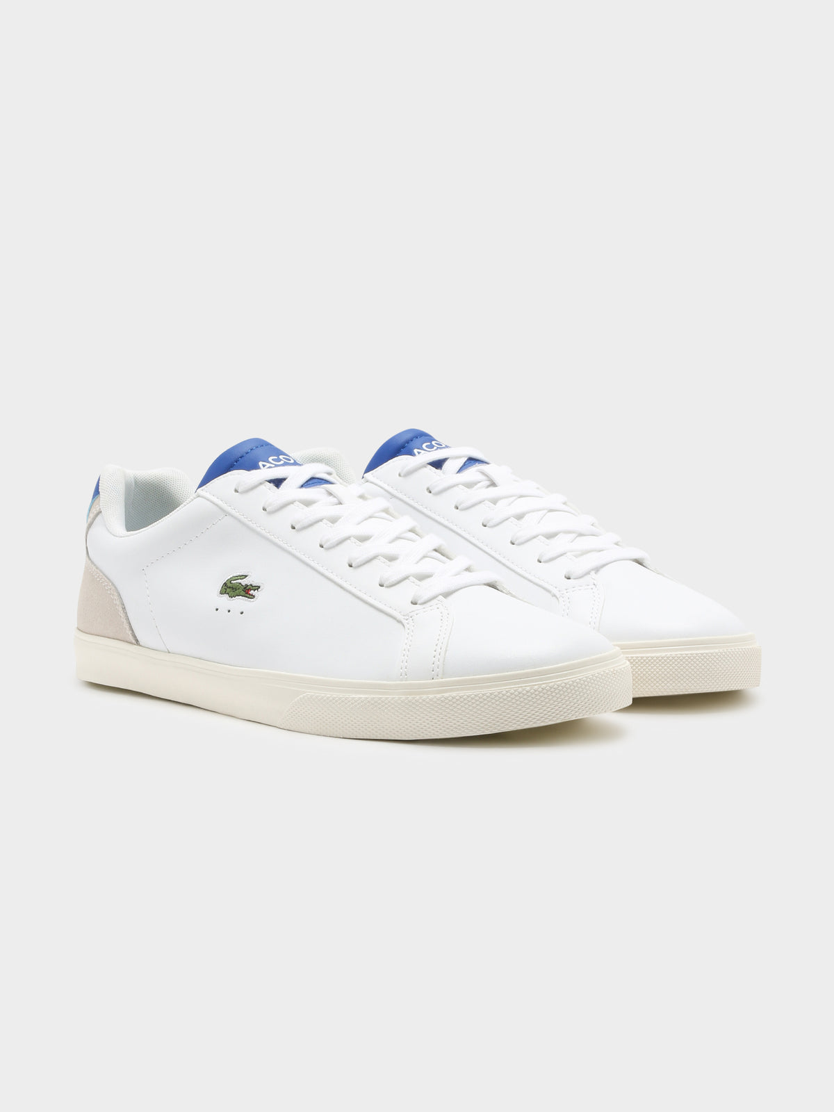 Mens Lerond Pro 123 Sneakers in White &amp; Blue