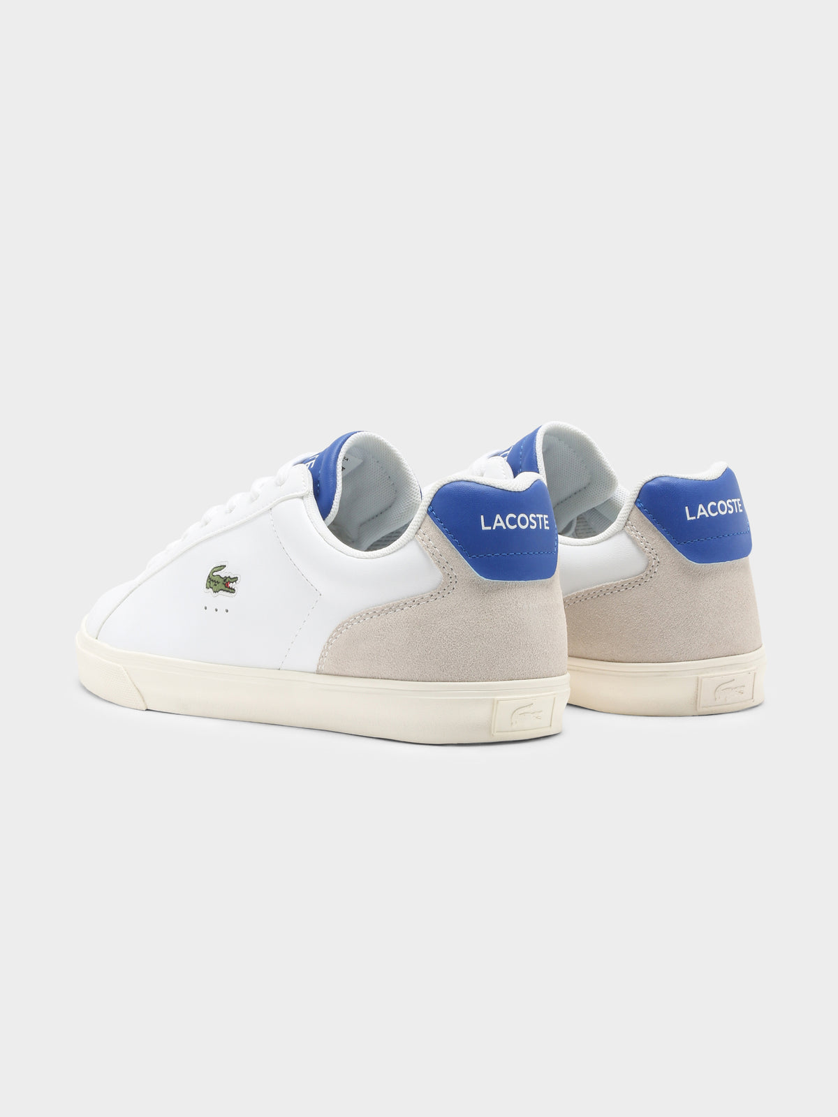 Mens Lerond Pro 123 Sneakers in White &amp; Blue