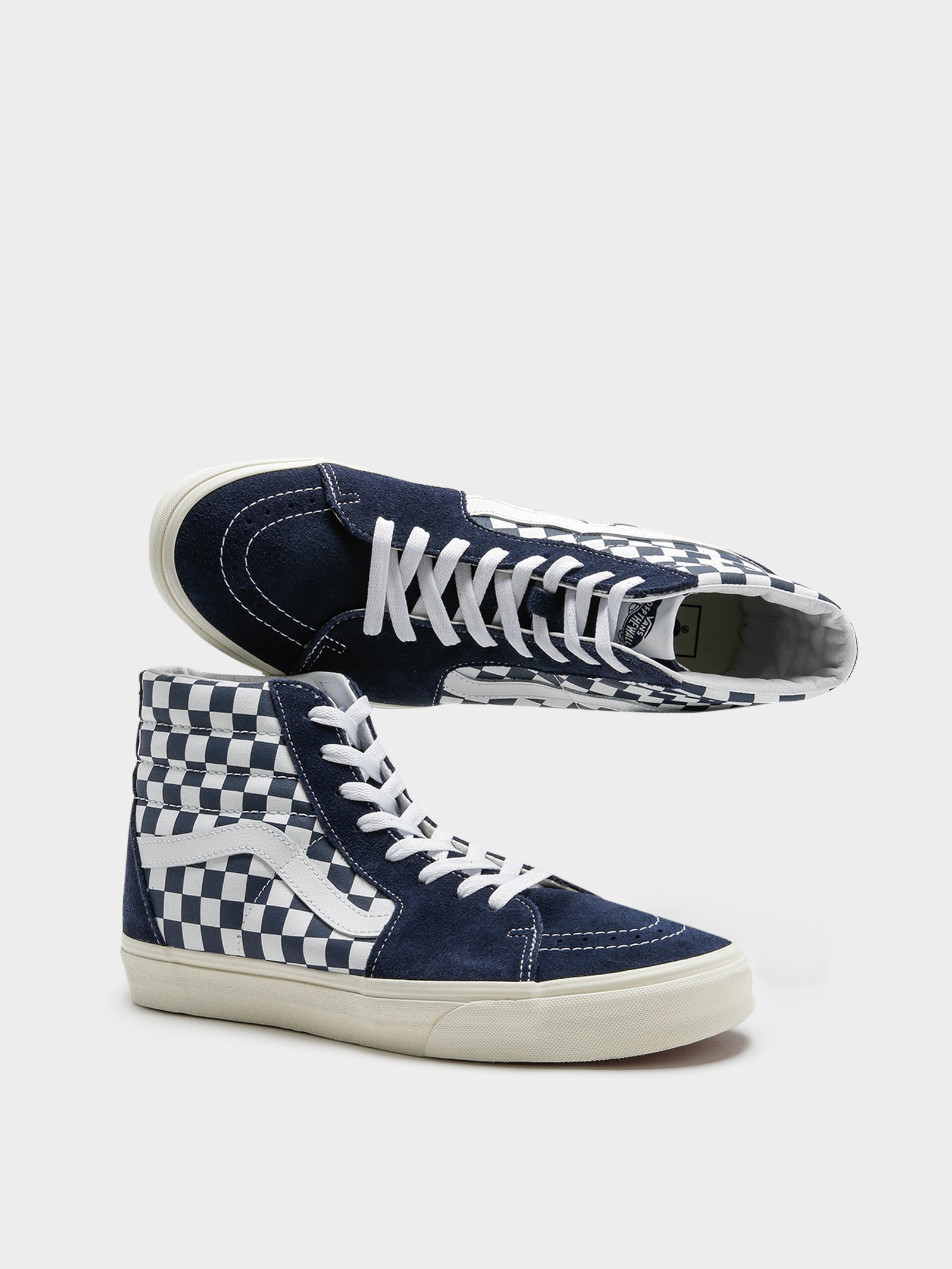 Vans checkered shoes high tops Clearance