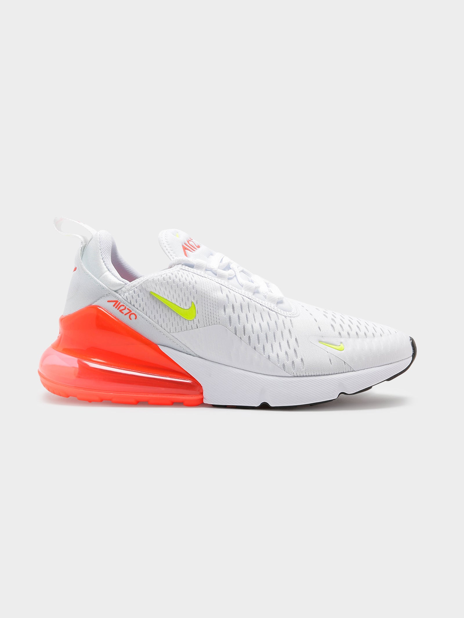 white nike air max 270 trainers