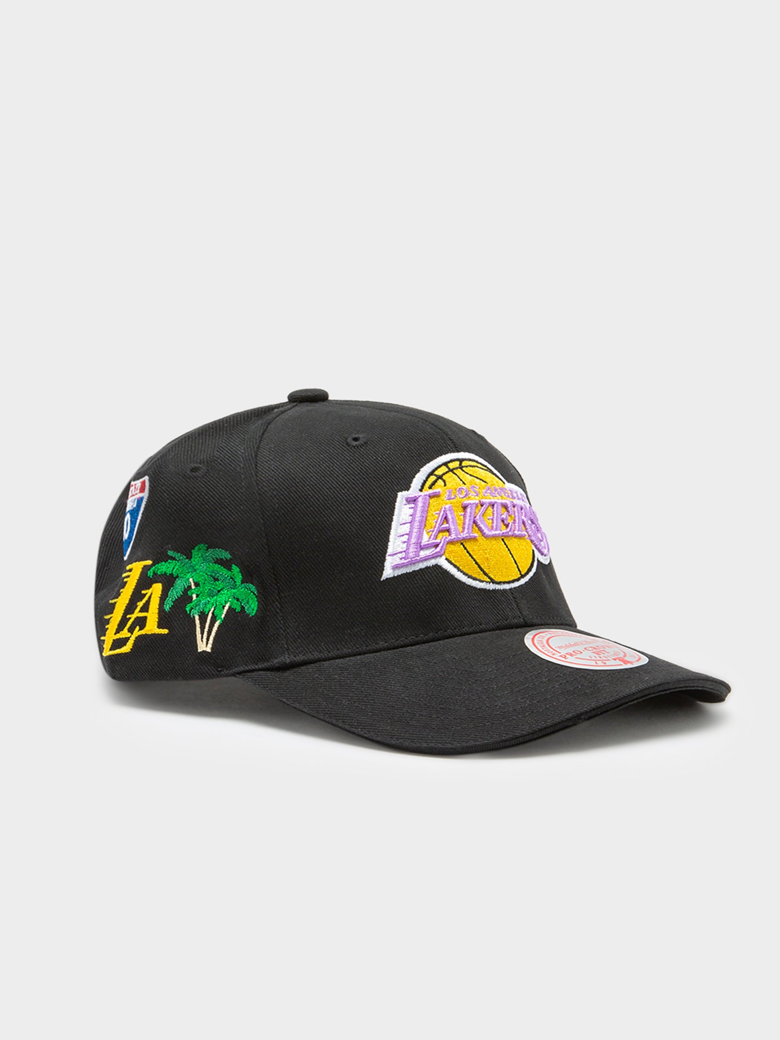 Los Angeles Lakers NBA Big Face Fashion Tank 5.0 By Mitchell & Ness -  Yellow - Mens