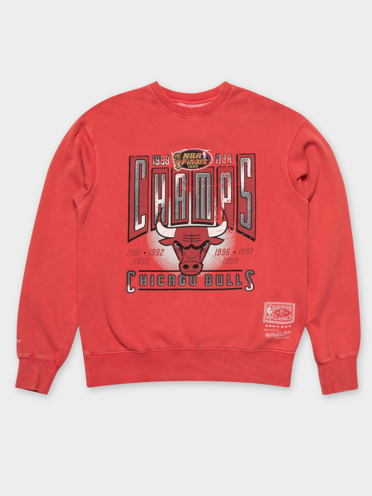 Chicago Bulls Vintage Crewneck in Red