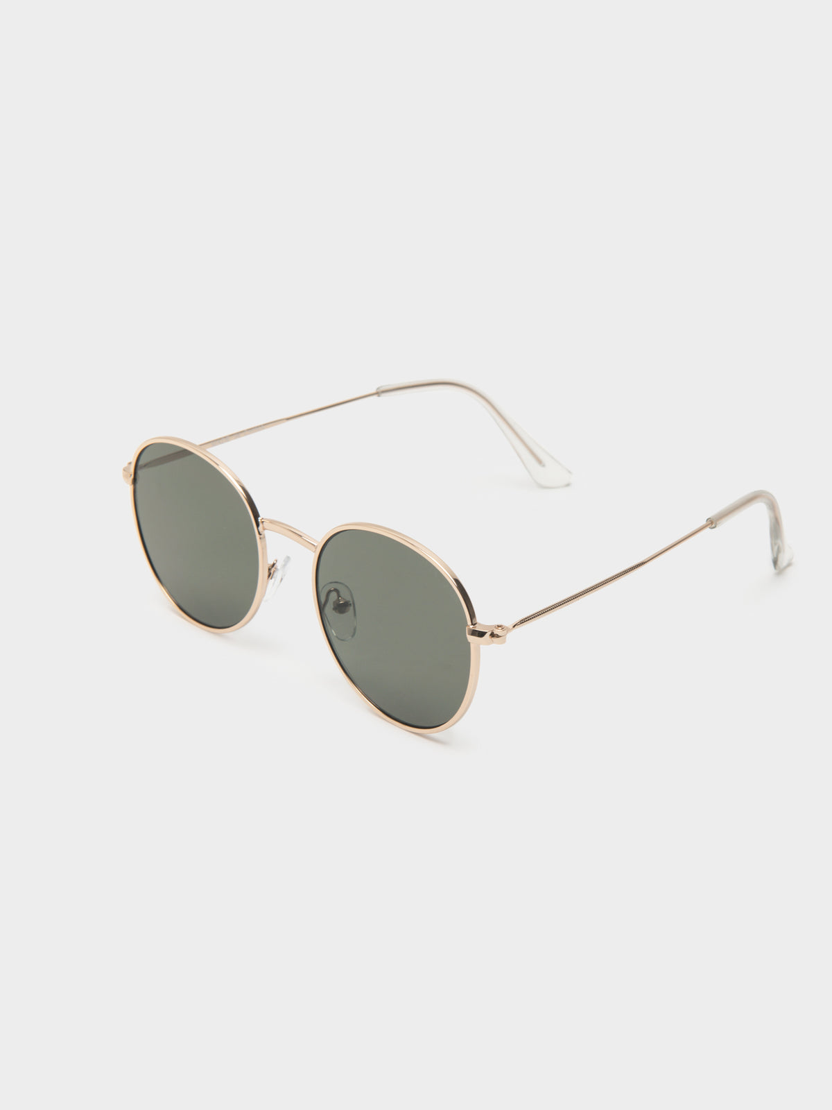 Molly Round Sunglasses in Gold