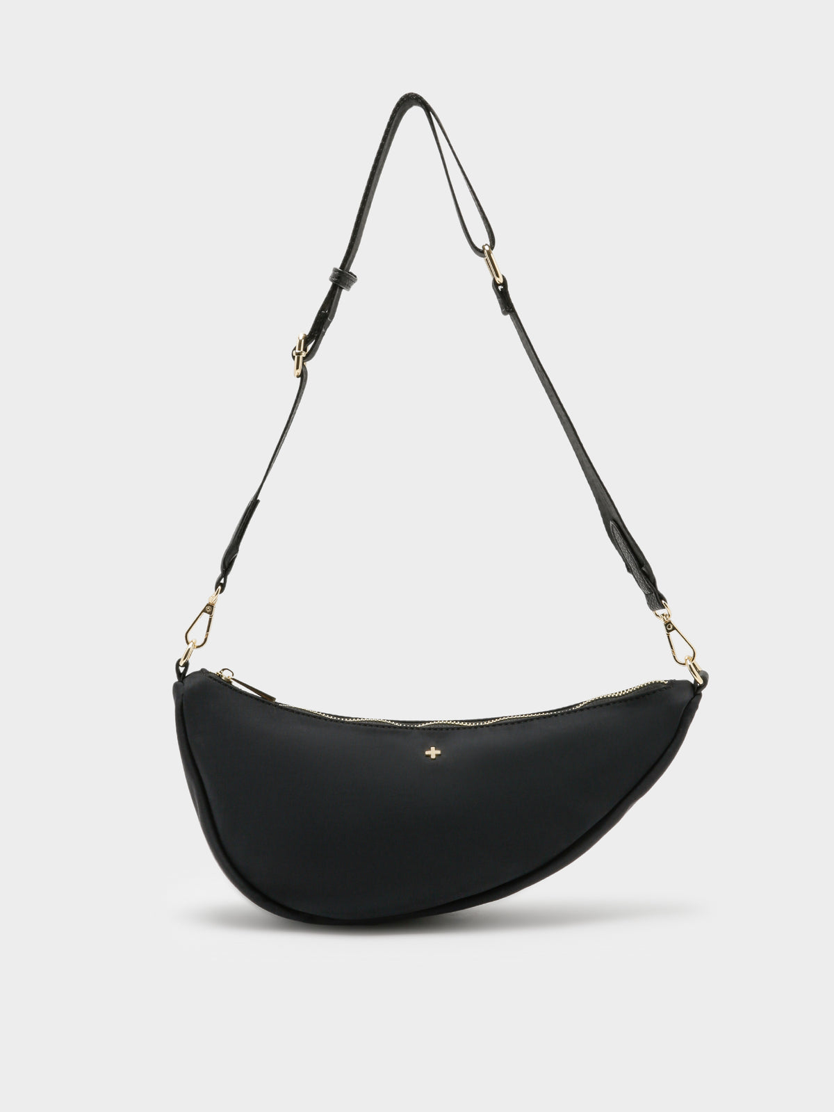 Moon Nylon Crossbody Bag in Black