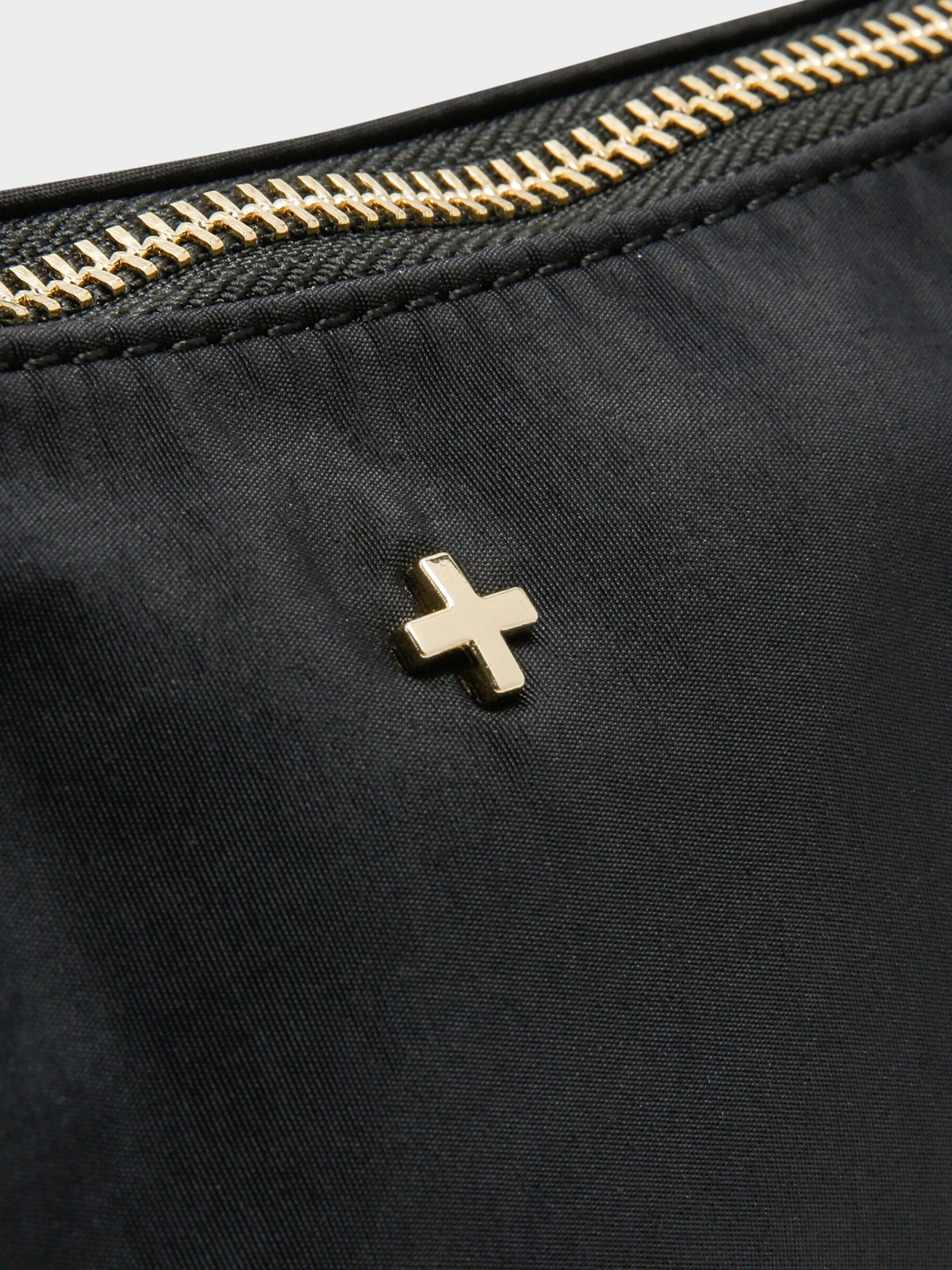 Moon Nylon Crossbody Bag in Black