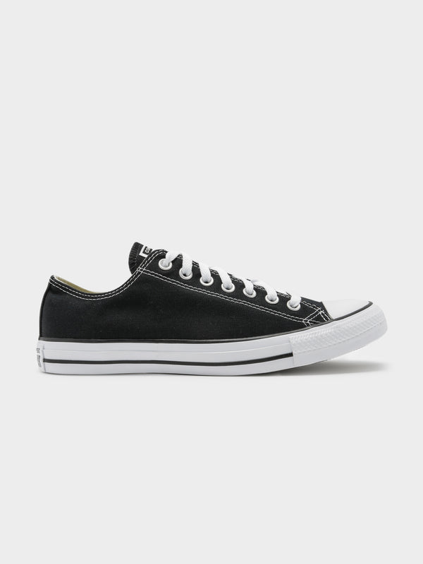 Unisex Chuck Taylor All Star Classic Low-Top Sneakers in Black - Glue Store