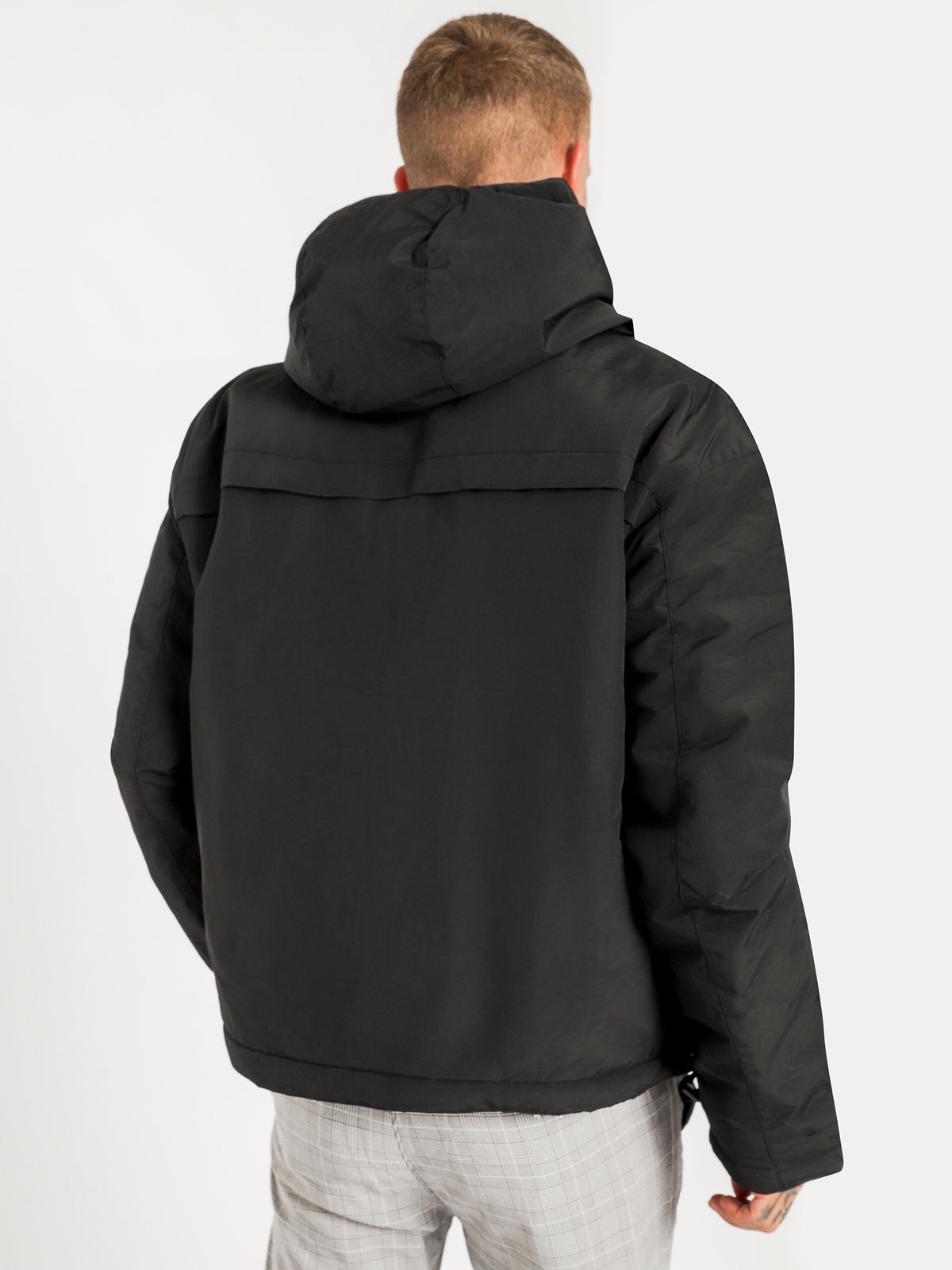 Skidoo Creater Popover Hooded Jacket in Black