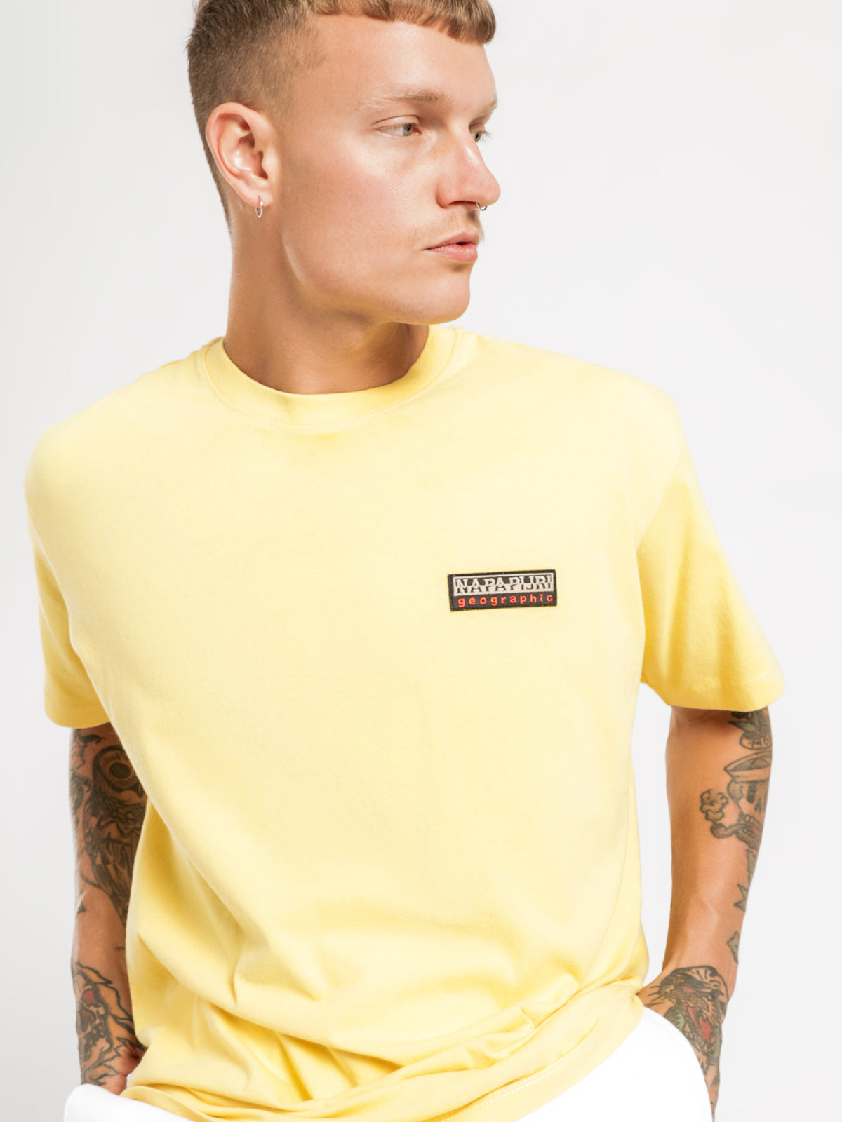 Sase Short Sleeve T-Shirt in Yellow Sunshine