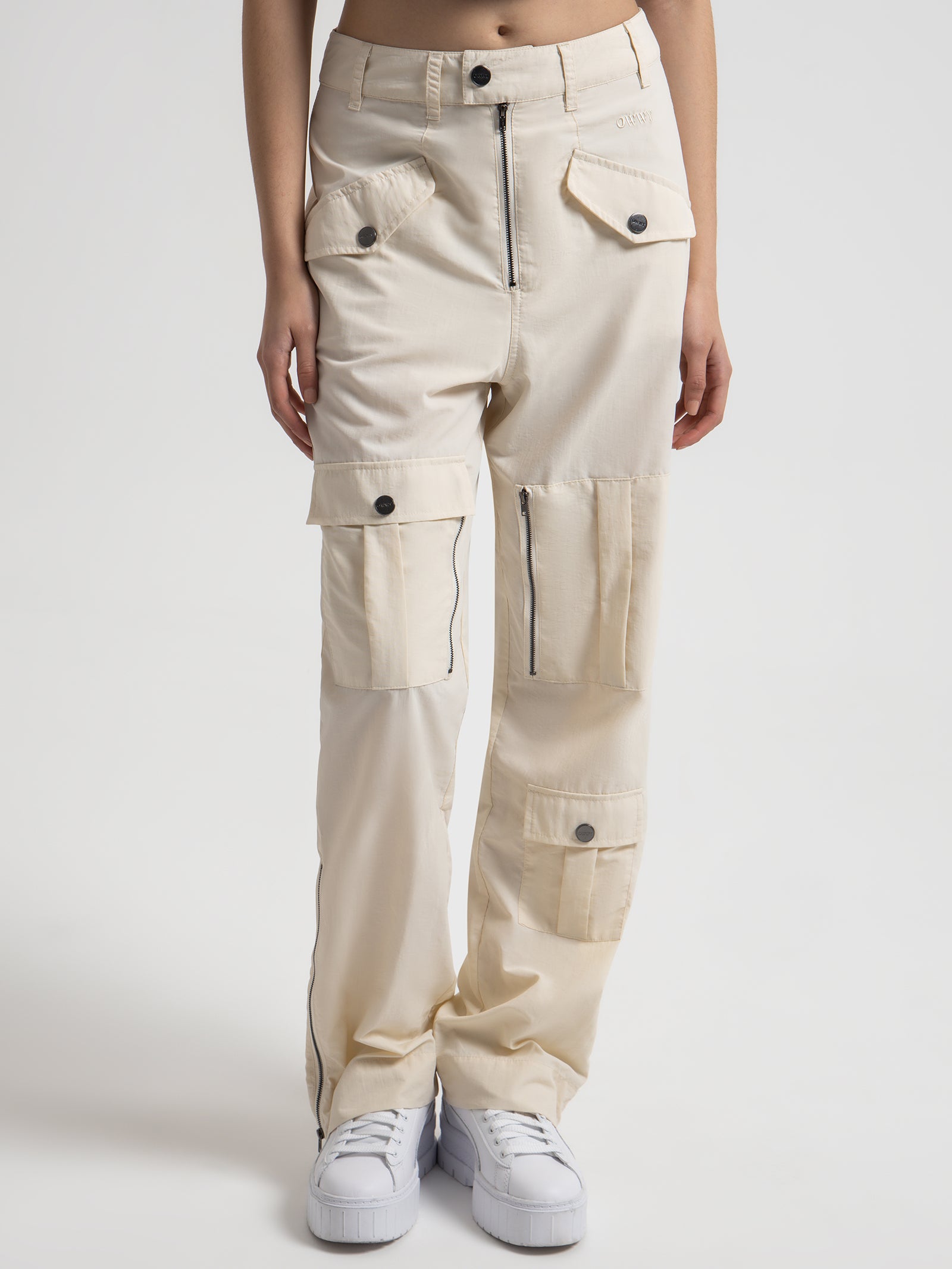 Inux Cargo Pants in Off White - Glue Store