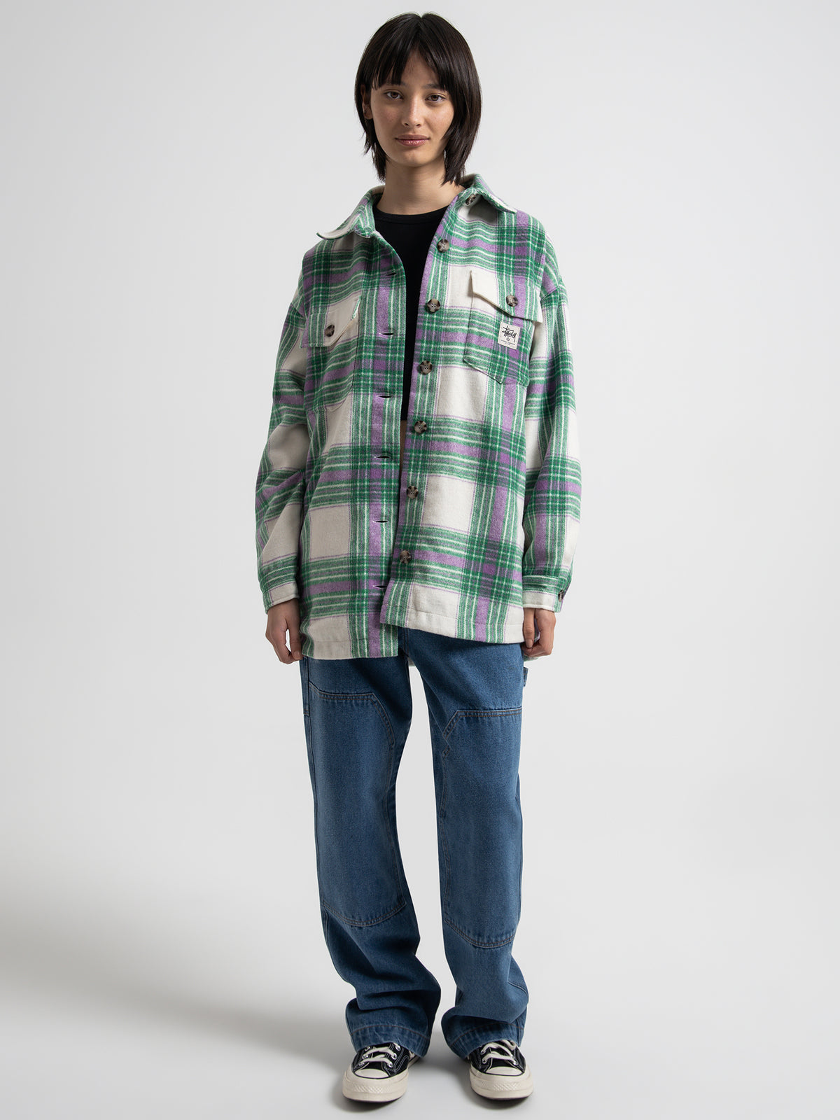 Stussy Workwear Carpenter Pants | Blue Denim