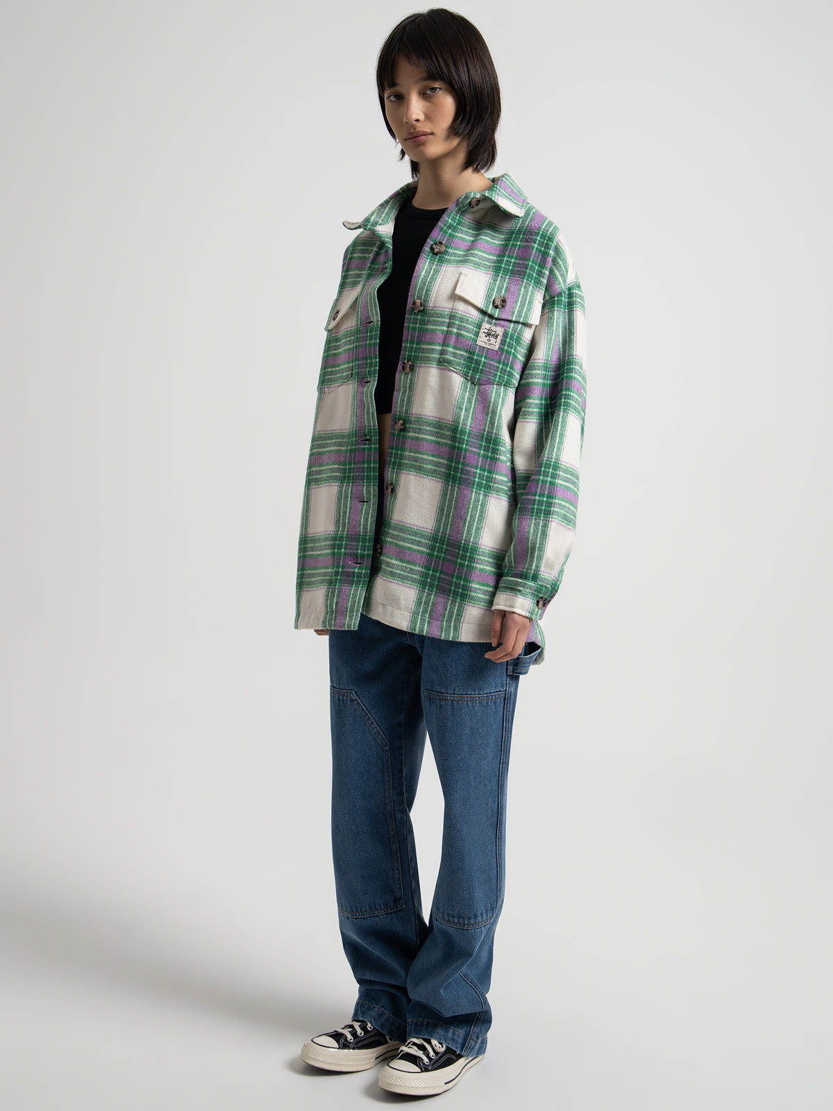 Stussy Workwear Carpenter Pants | Blue Denim