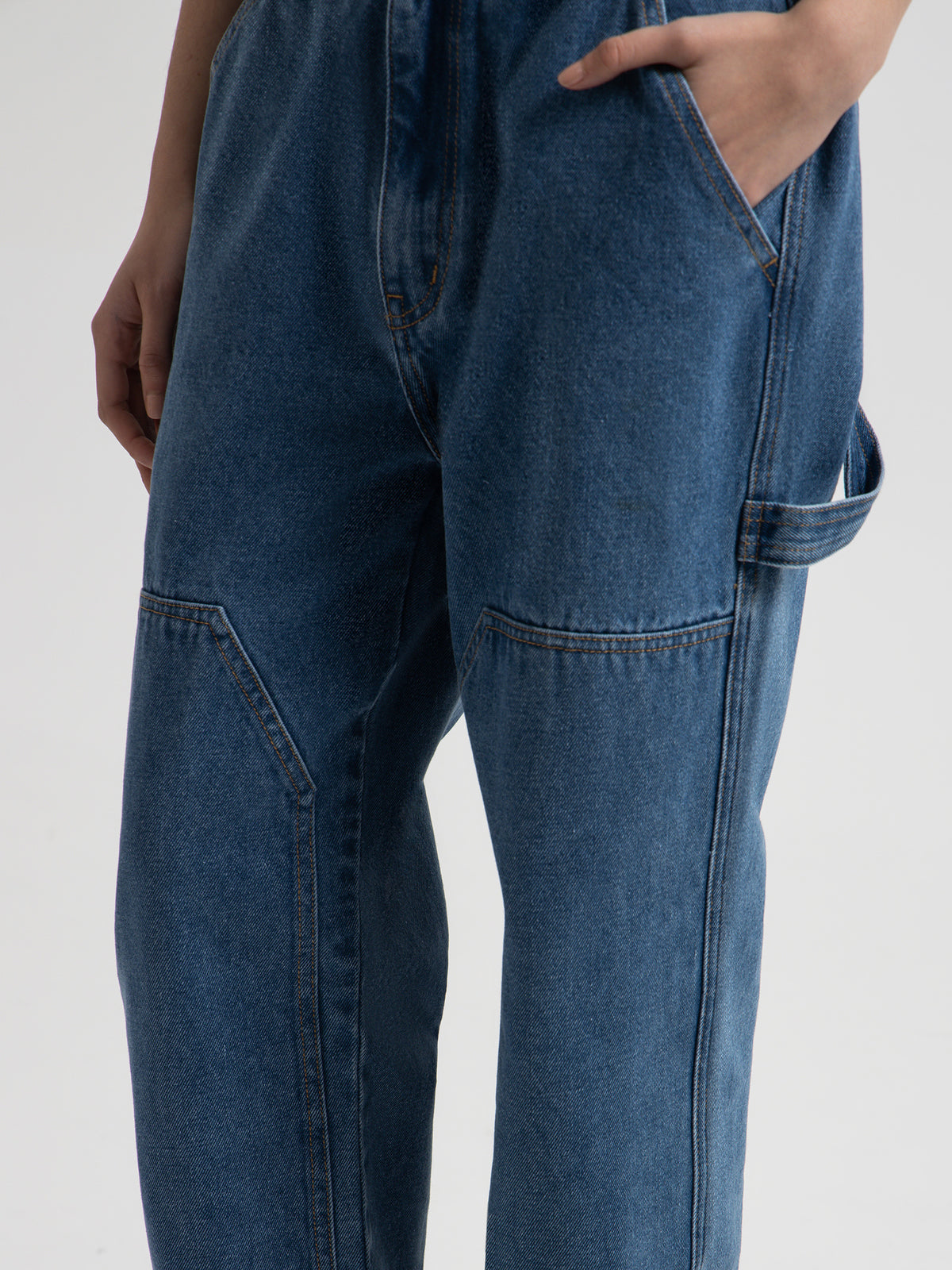 Stussy Workwear Carpenter Pants | Blue Denim