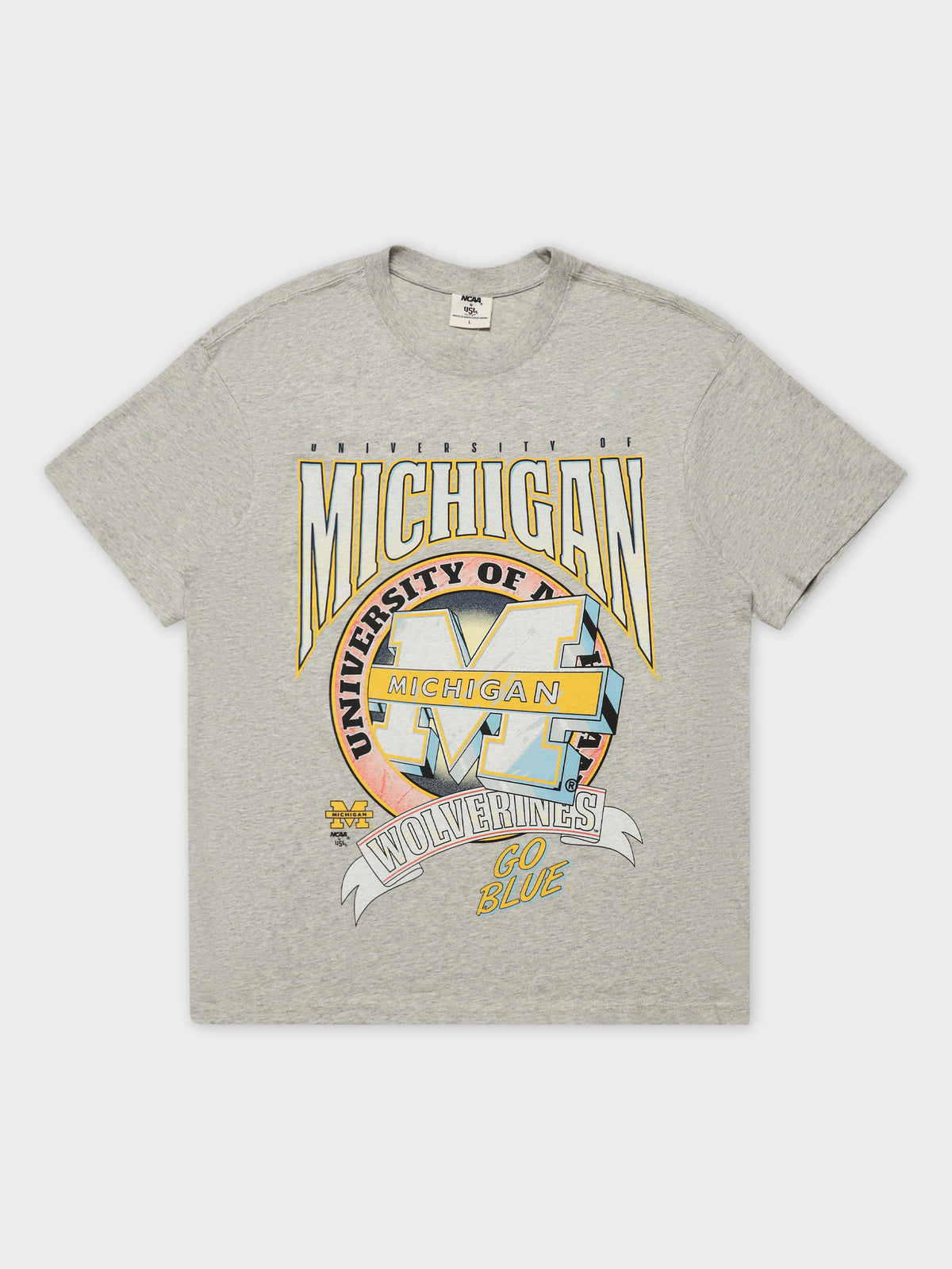Michigan Vintage T-Shirt in Grey