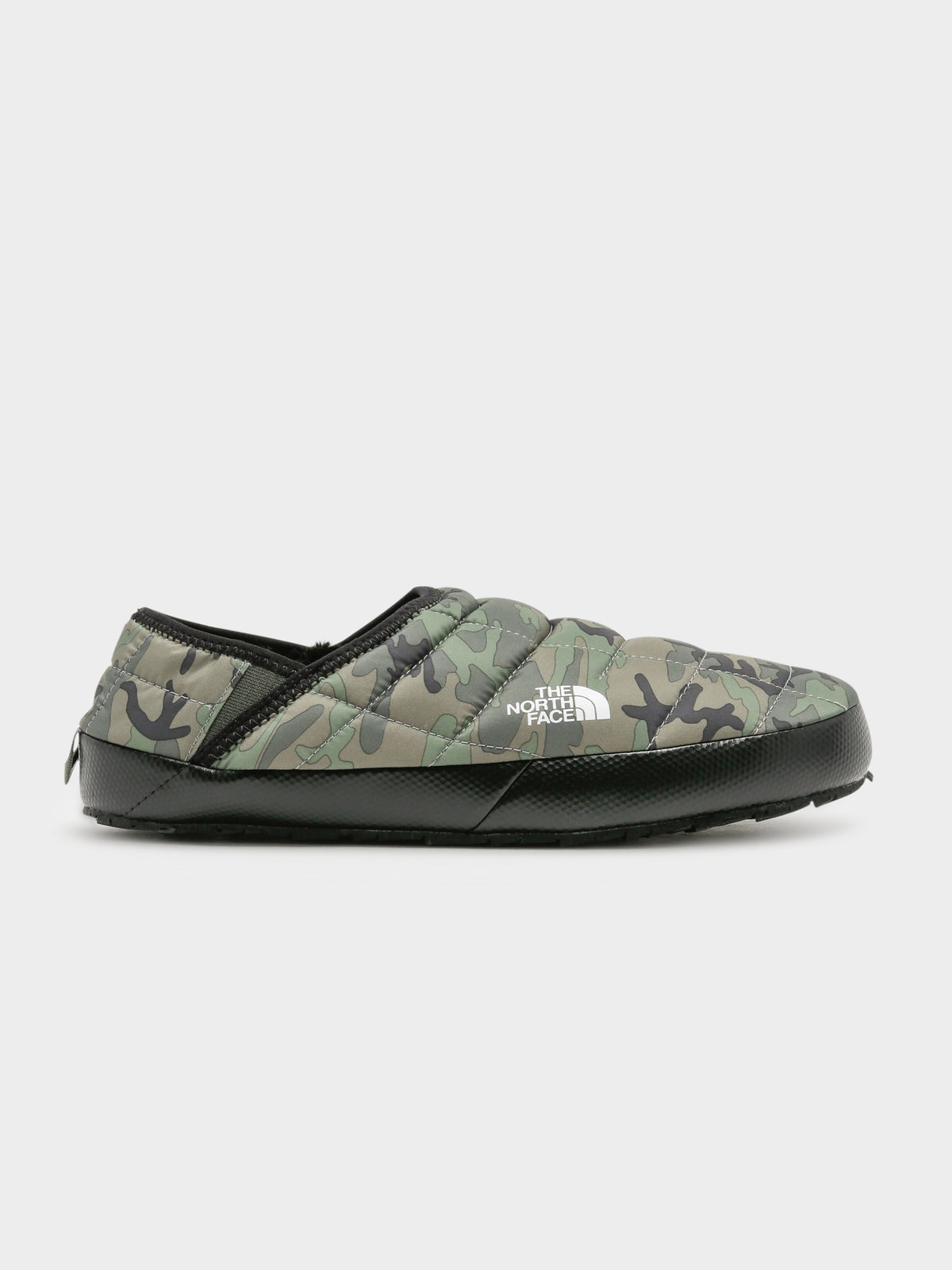 Mens Thermoball Traction Mule V in Thyme Camo Print