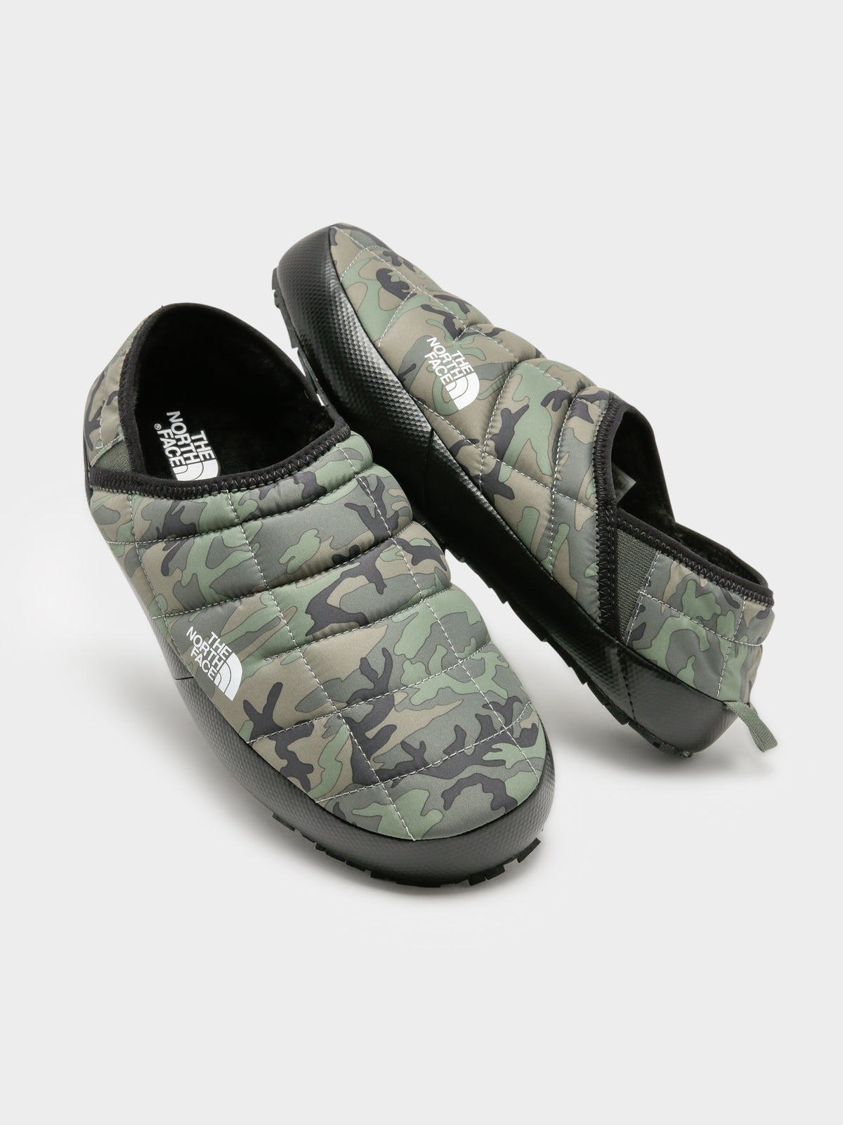 Mens Thermoball Traction Mule V in Thyme Camo Print