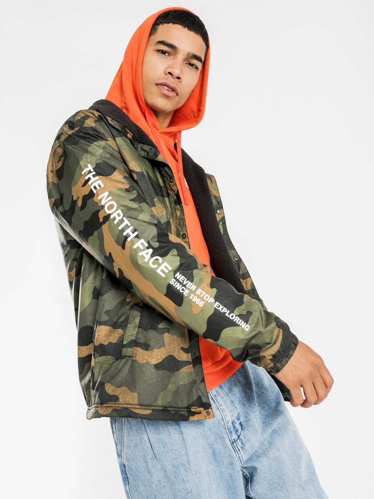 Telegraphic Coaches Jacket in Camouflage