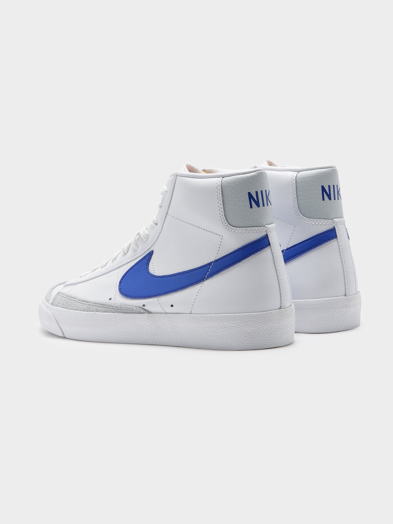 Mens Mid 77' Sneakers White & Blue - Glue
