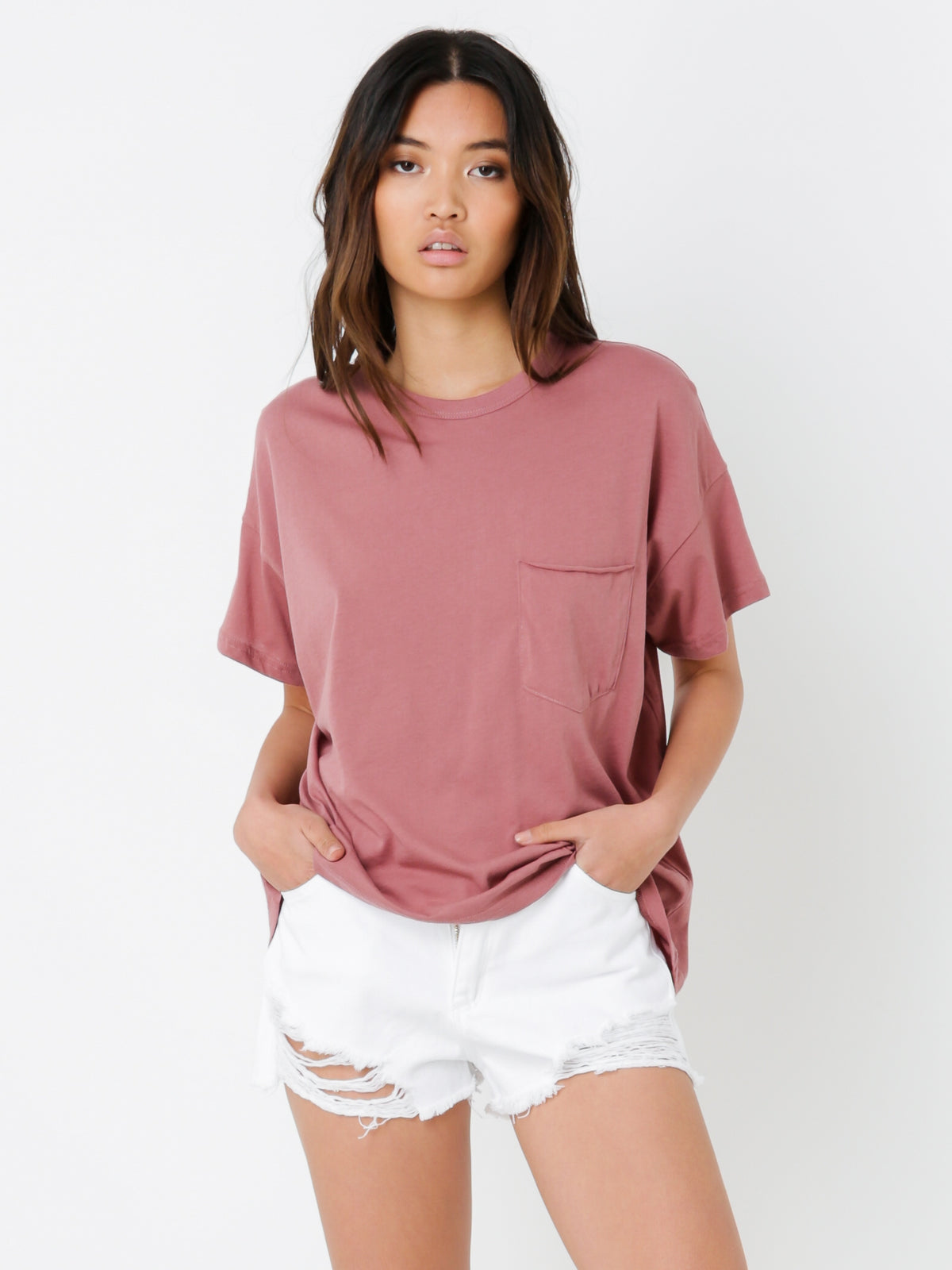 Springfield Cocoon T-Shirt in Rose