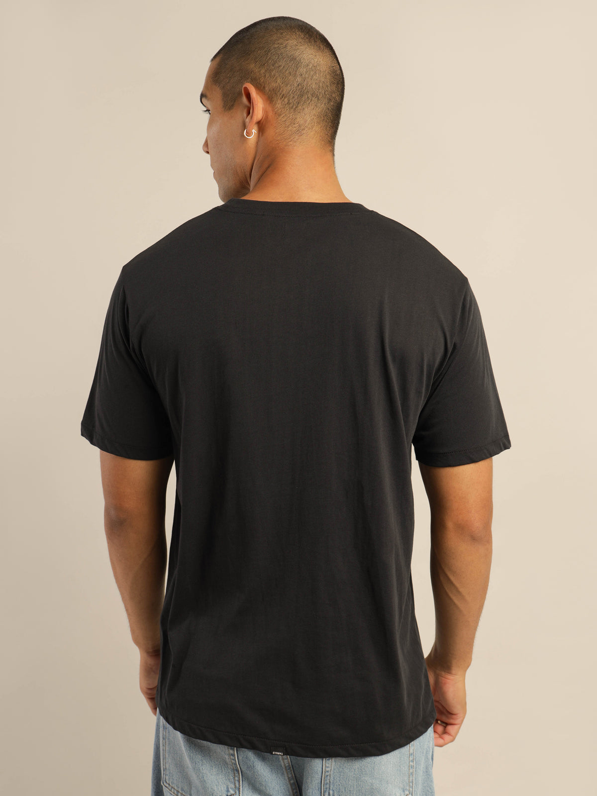 Minimal Thrills Merch Fit T-Shirt in Vintage Black
