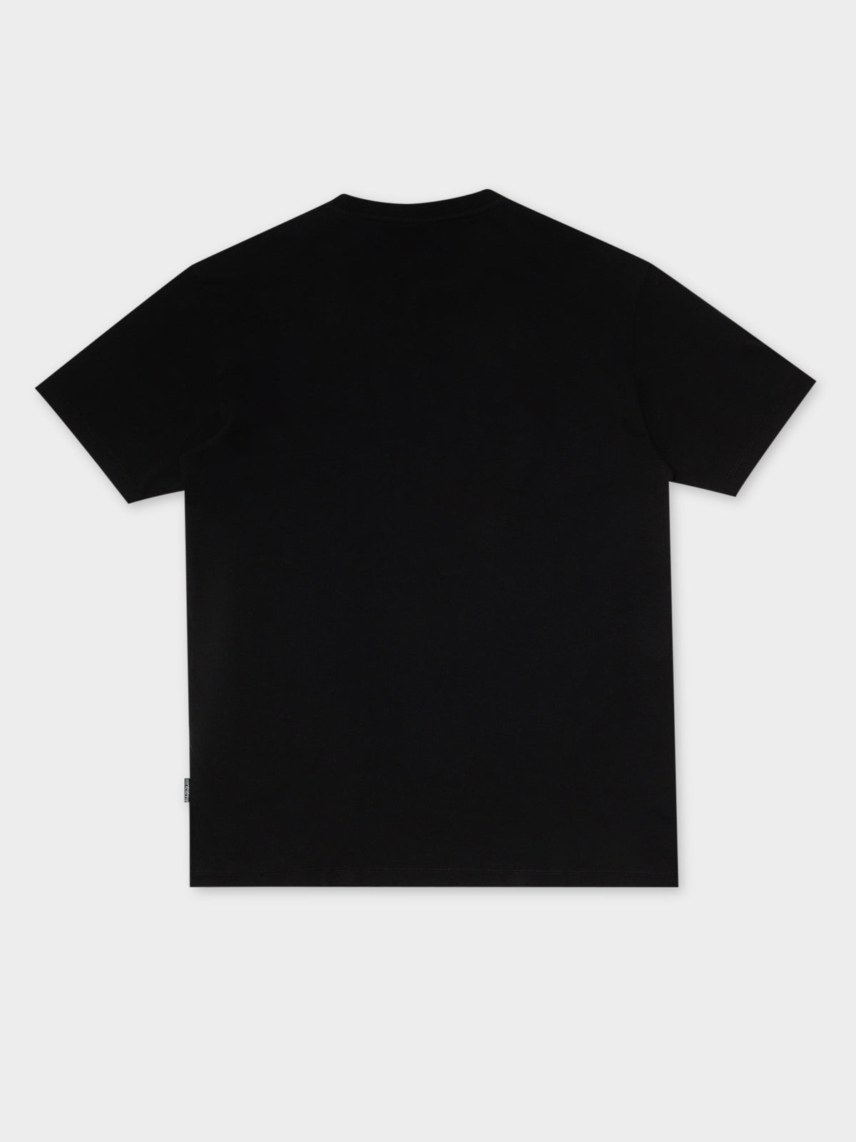Patch Short Sleeve T-Shirt in Black