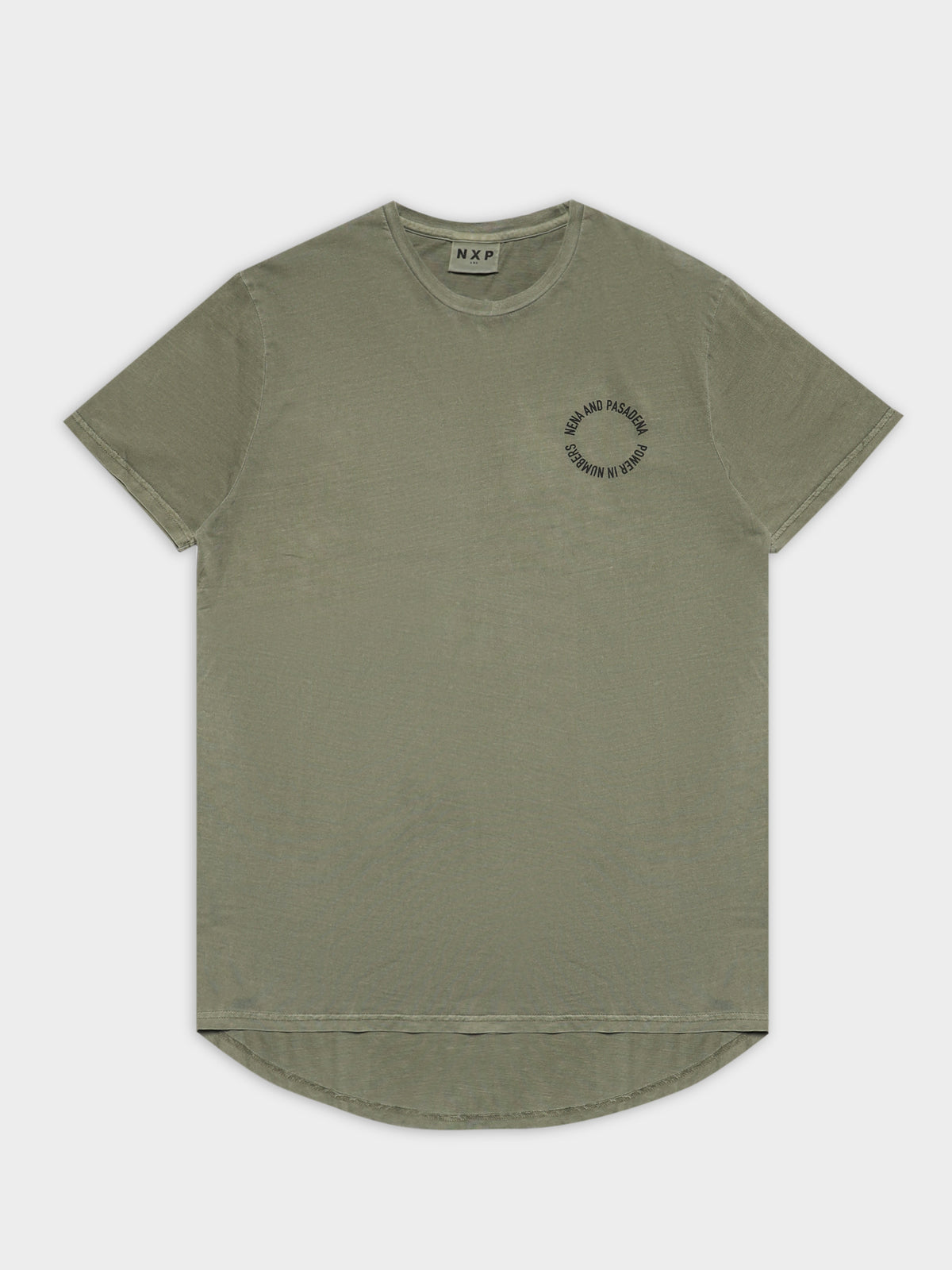 Radius T-Shirt in Pigment Khaki